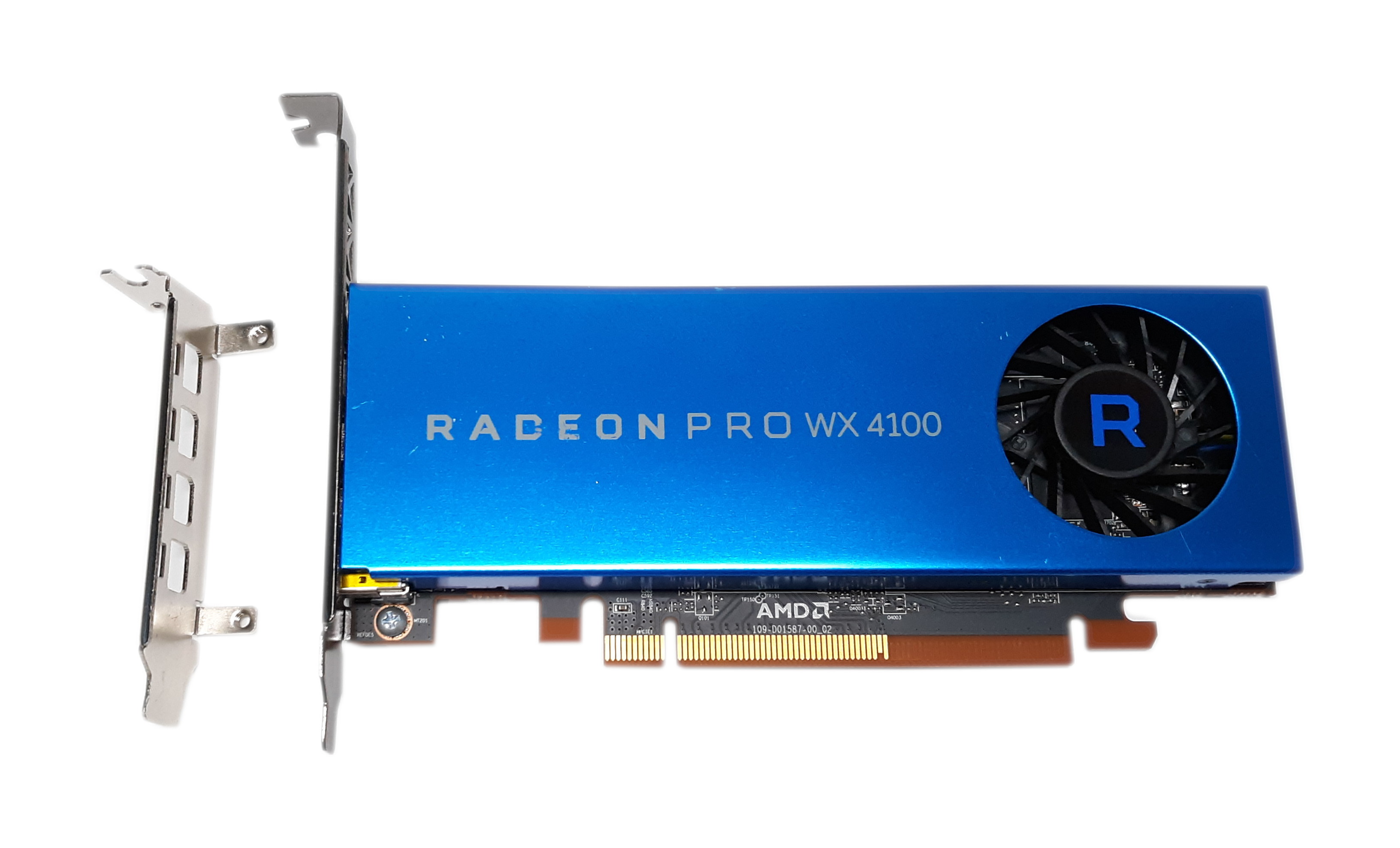 AMD Radeon Pro WX4100 4GB 4x Mini DP HP+LP Bracket 102D0150601 100-506008 - Click Image to Close