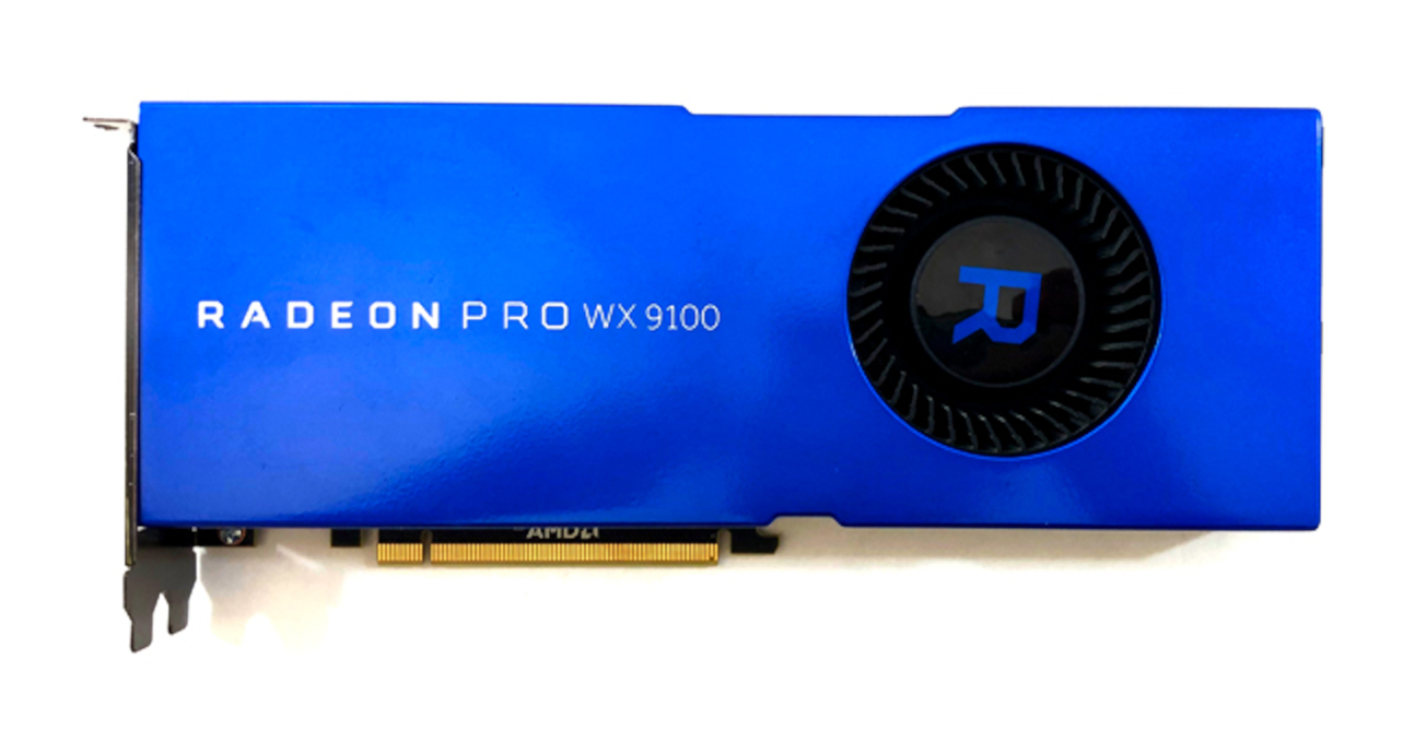 AMD Radeon Pro WX 9100 WX9100 16GB HBM2 PCI-e x16 6x mini-DP 100-505957