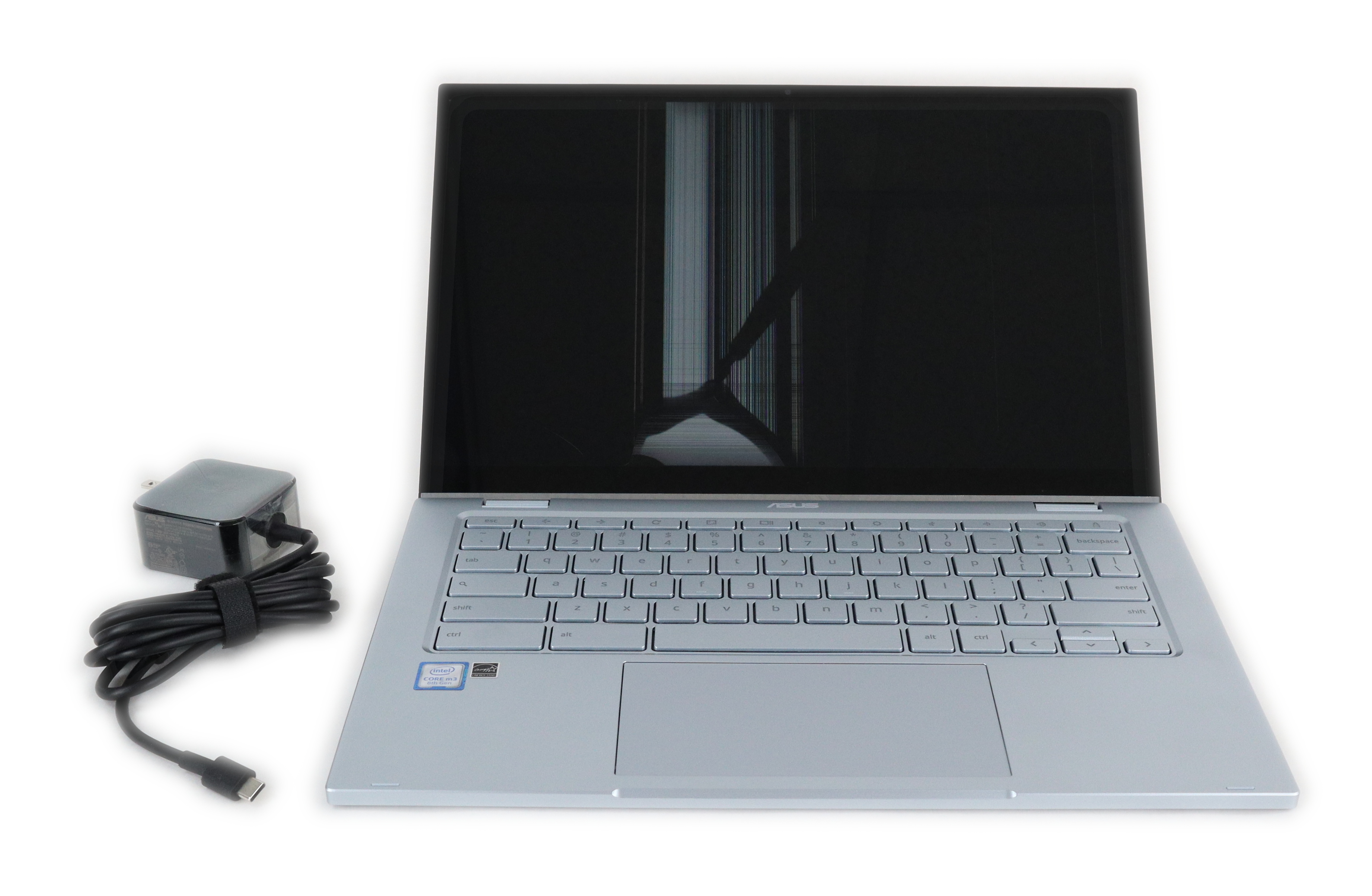 Asus Flip Chromebook 14” M3-8100Y 1.1GHz 4GB RAM 64GB SSD C433TA 90NX02G1 - Click Image to Close