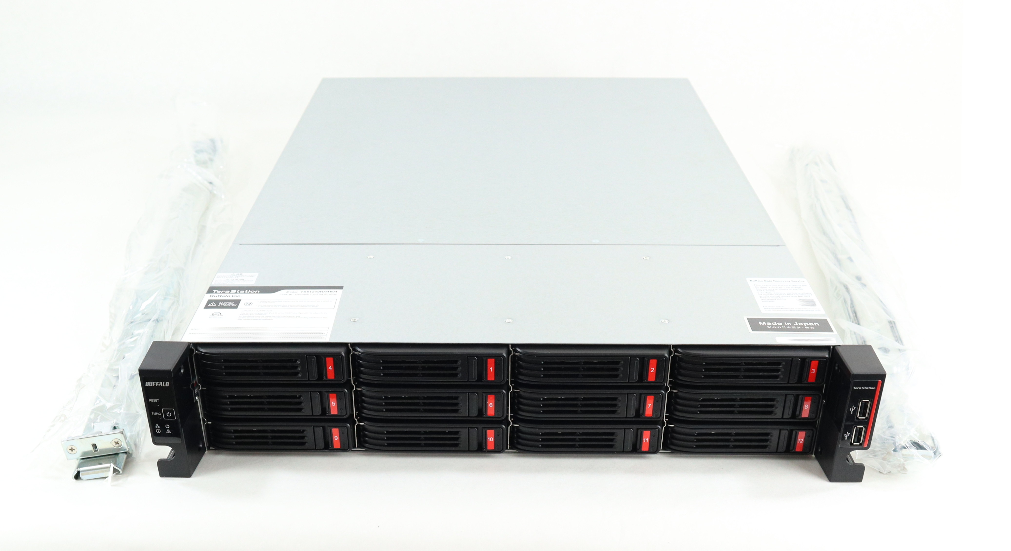 Buffalo TeraStation 51210RH 8GB RAM 16TB HDD 12bays Gig Ethernet TS51210RH1604