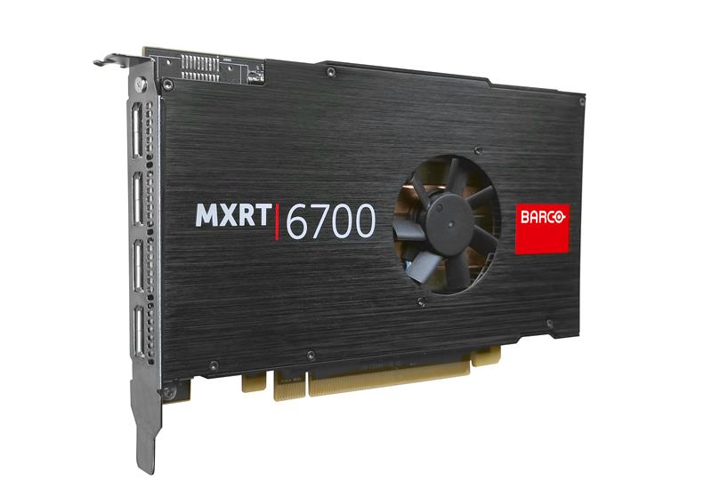 Barco MXRT-6700 8GB GDDR5 256bit PCI-E x16 4xDP 102C9542000 K9306047-21A