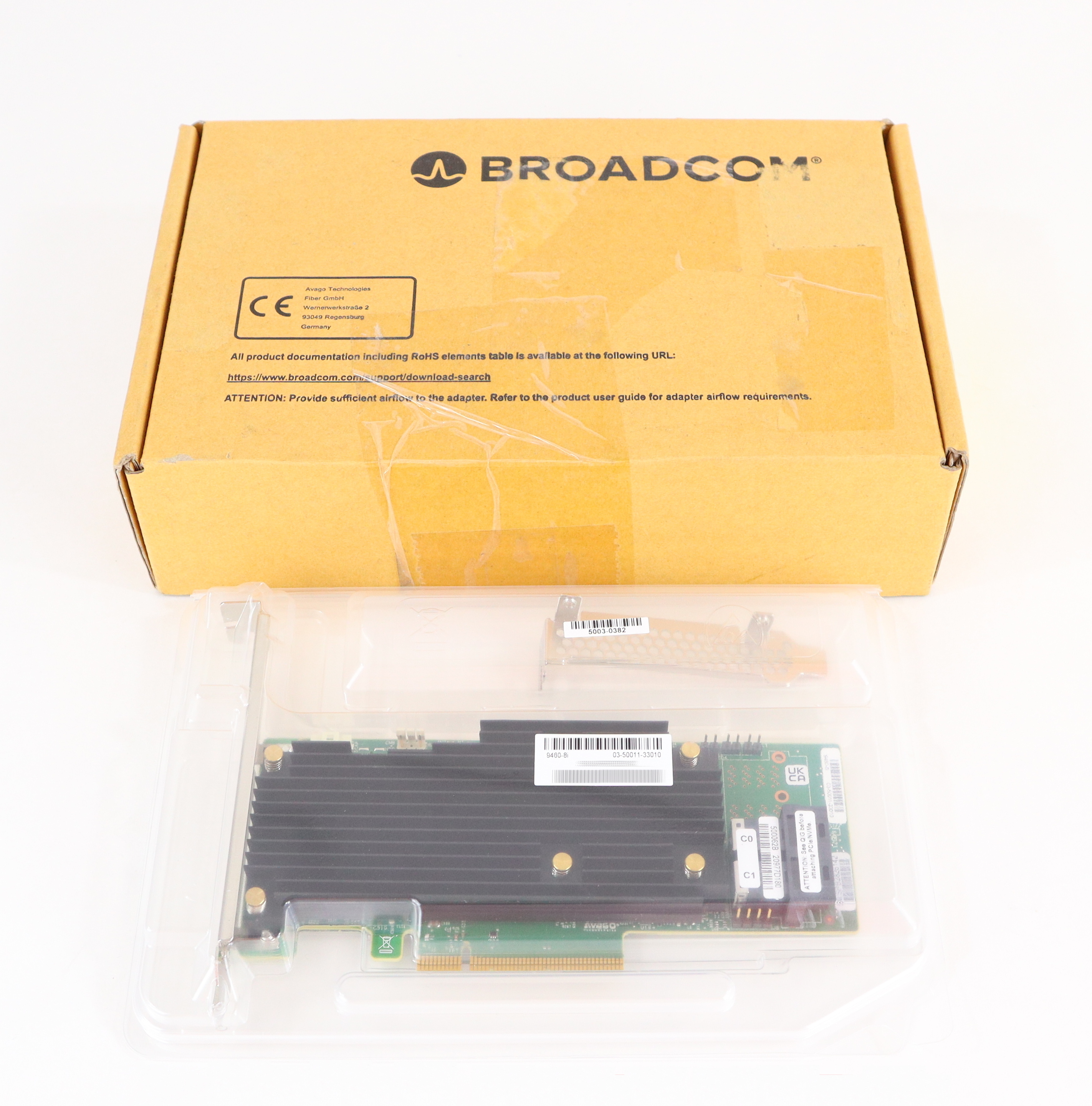 Broadcom MegaRAID 9460-8i RAID Controller PCIe x8 SATA/SAS 12Gbit/s 03-50011-33010