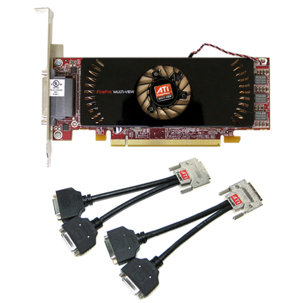 ATI/AMD FirePro 2450 Multi-View 512MB Graphics Card 100-505840