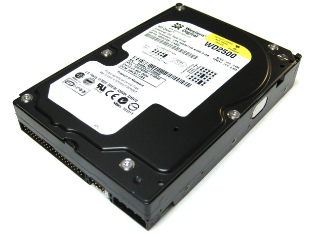 WD WD2500SB-01KBA0 IDE WD2500 7200 RPM 8MB 250GB HDD - Click Image to Close