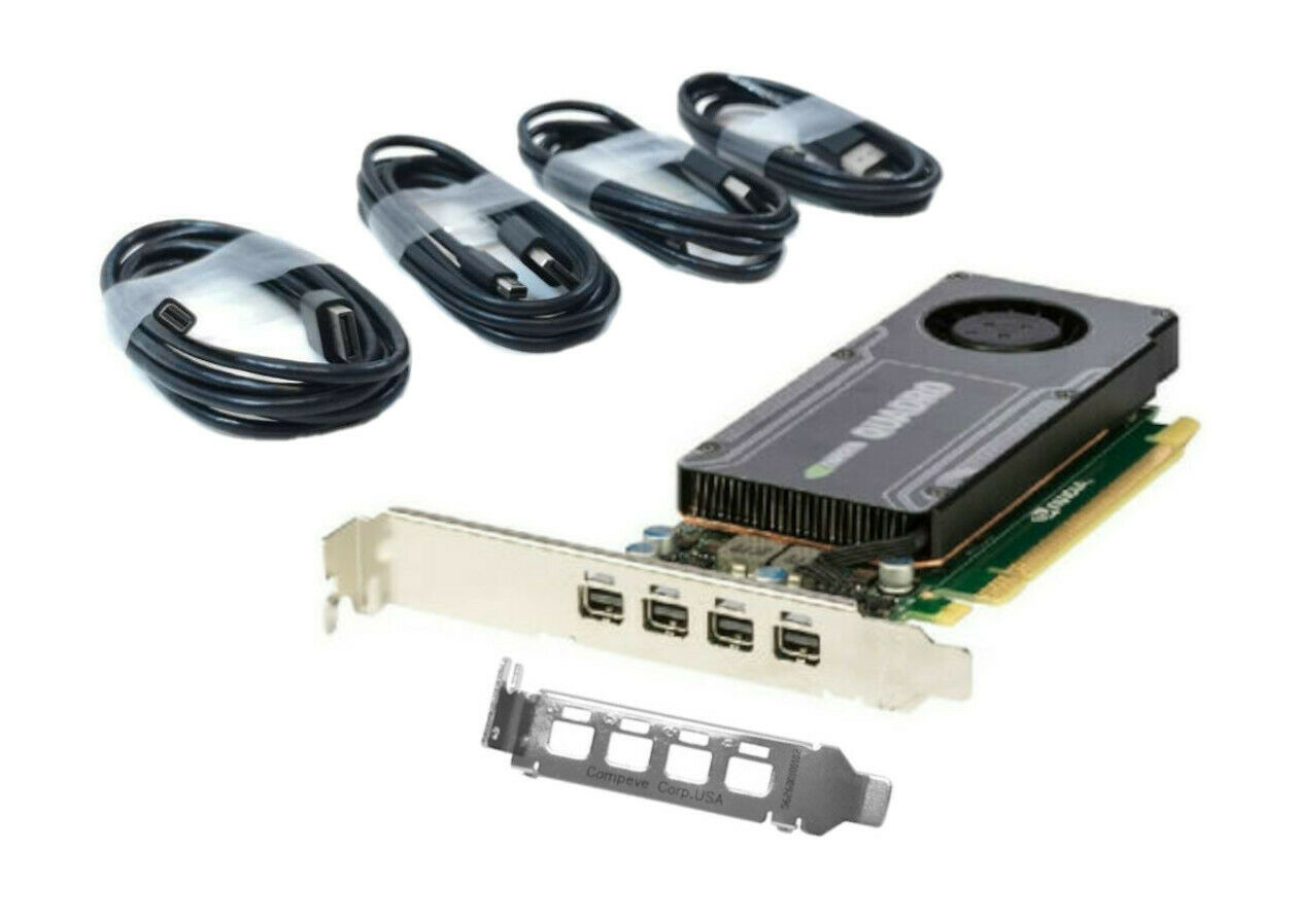 Dell Quadro K1200 4GB 4xDP PCI-e x16 WHT93 900-5G200-0101-000 - Click Image to Close