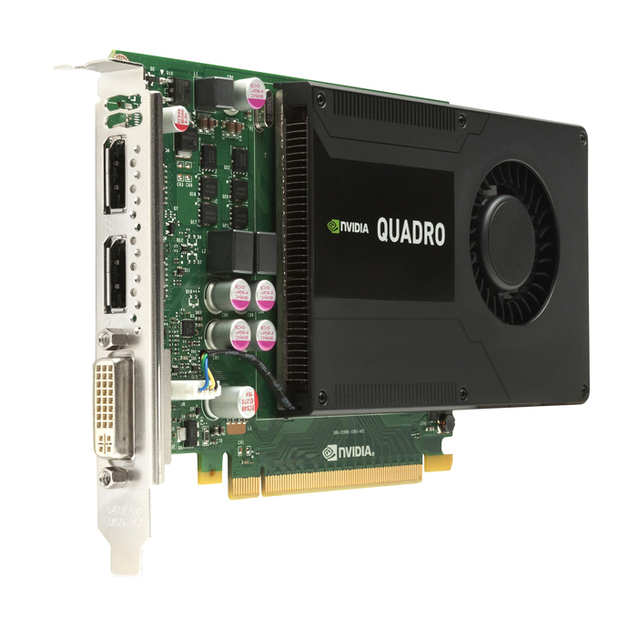 Dell Nvidia Quadro K2000 128-bit 2GB DDR5 PCI-E 2 x16 DPx2 DVIx1 0JHRJ