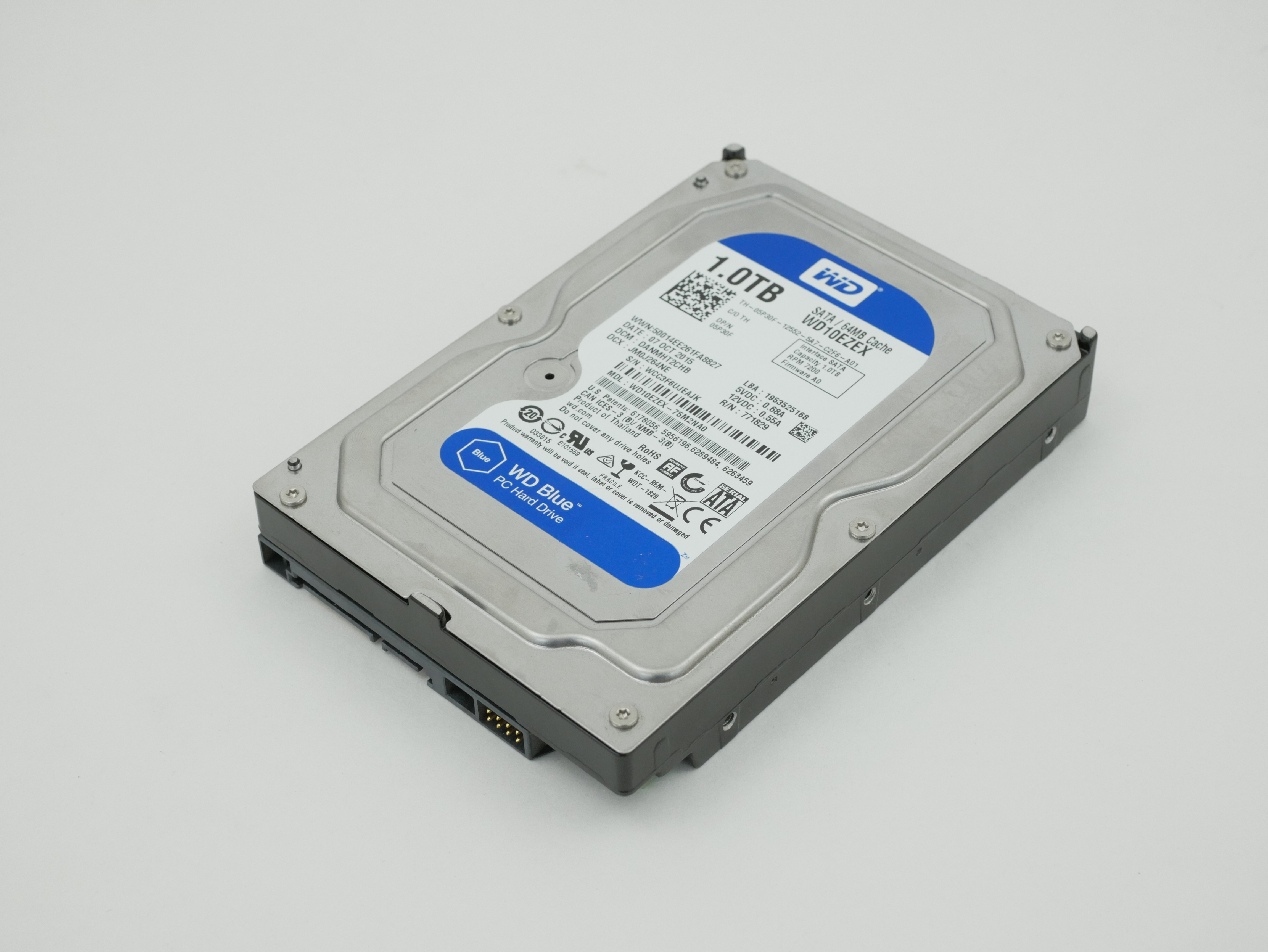 Dell WD 1TB SATA 6Gb/s 7.2K RPM 3.5" WD10EZEX-75M2NA0 5P30F