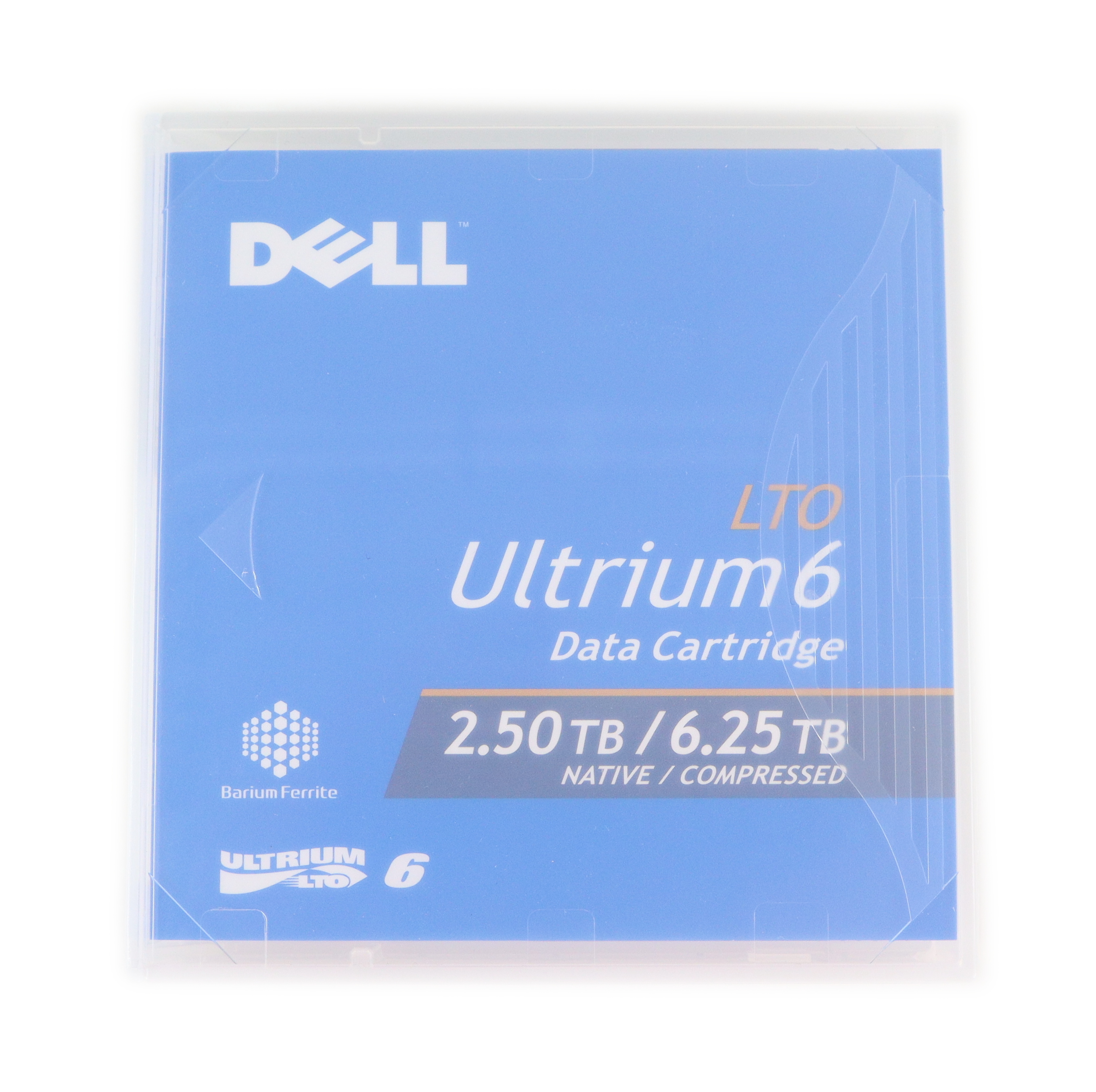 Dell LTO-6 Ultrium Data Cartridge Tape Media 2.5Tb-native 6.25Tb-compressed RWK0N 3W22T - Click Image to Close