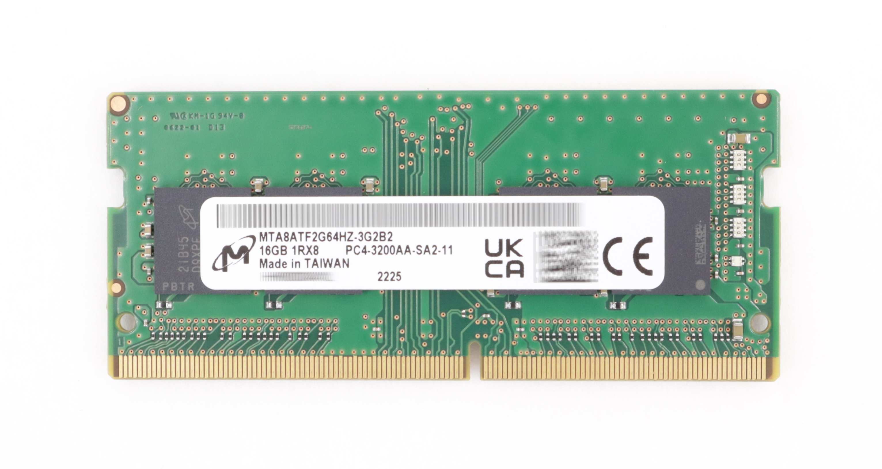 Dell Micron 16GB SNP1CXP8C/16G MTA8ATF2G64HZ-3G2B2 PC4-3200AA SoDimm Non-ECC