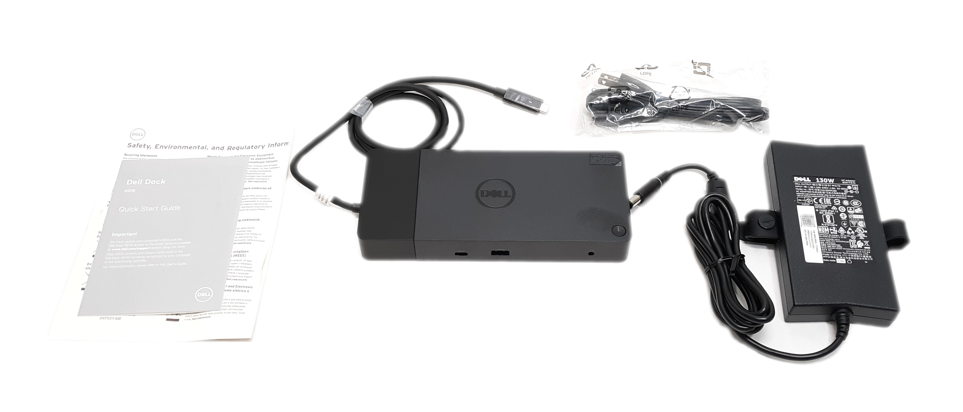 Dell Thunderbolt Dock WD19 docking station HDMI DP Thunderbolt MHG64 K20A001 - Click Image to Close