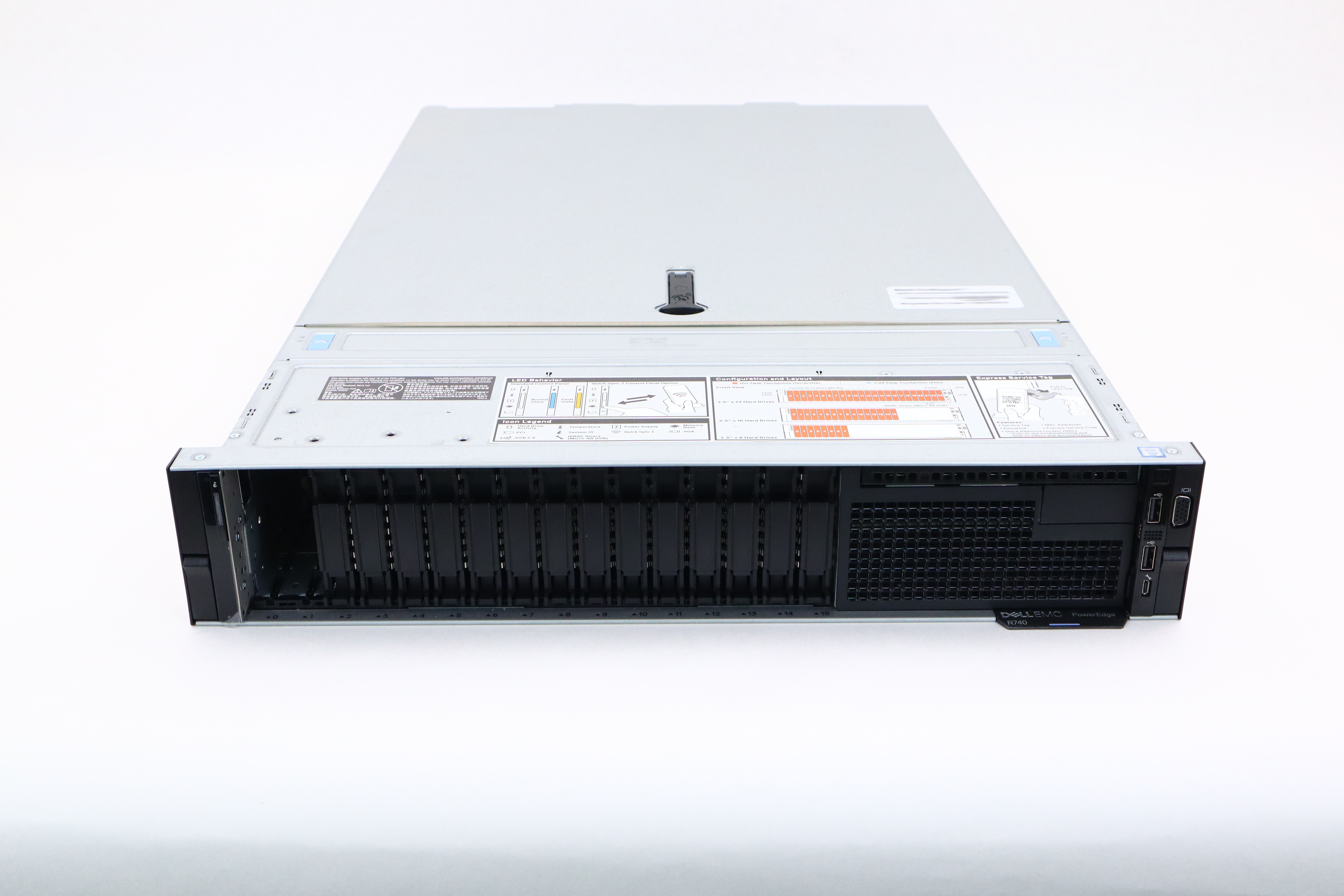 Dell EMC PowerEdge R740 Chassis only 16x 2.5" HDD 04XP20
