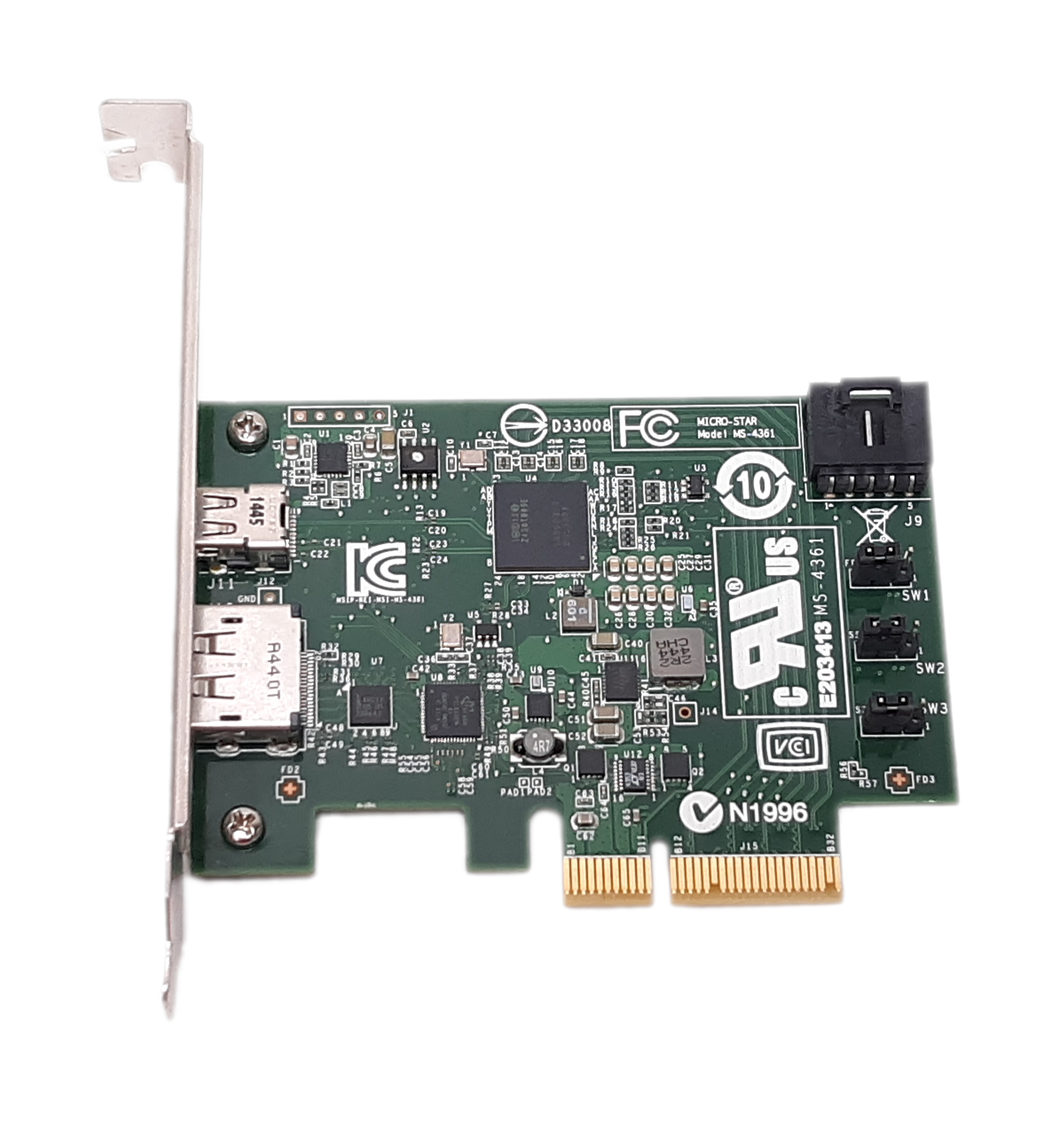 Dell Micro-Star MS-4361 Thunderbolt-2 Adapter DP to mini-DP PCIe x4 7HMPH