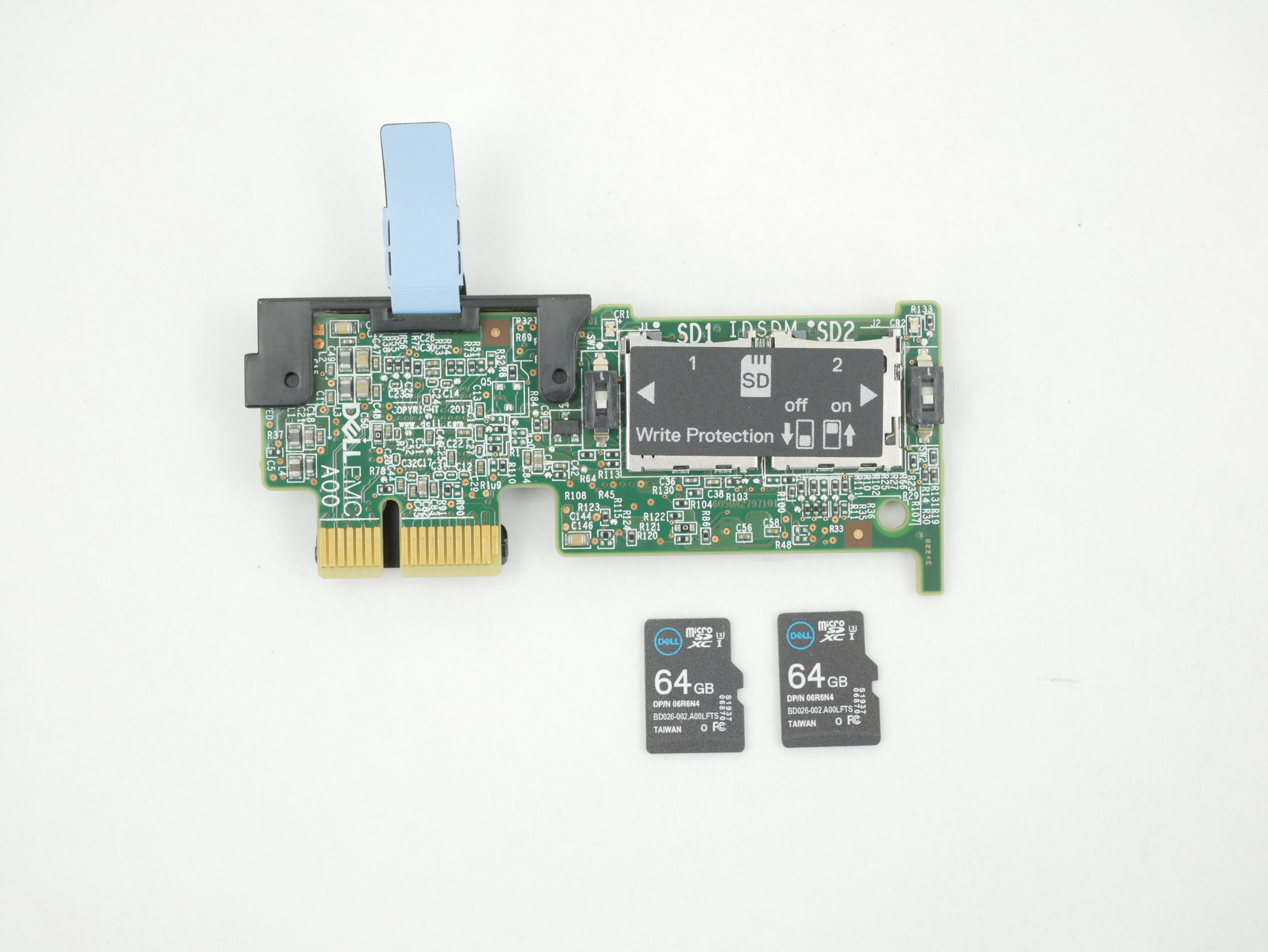 Dell Dual SD Flash Card Reader Poweredge R440 R540 R640 R740 RT6JG