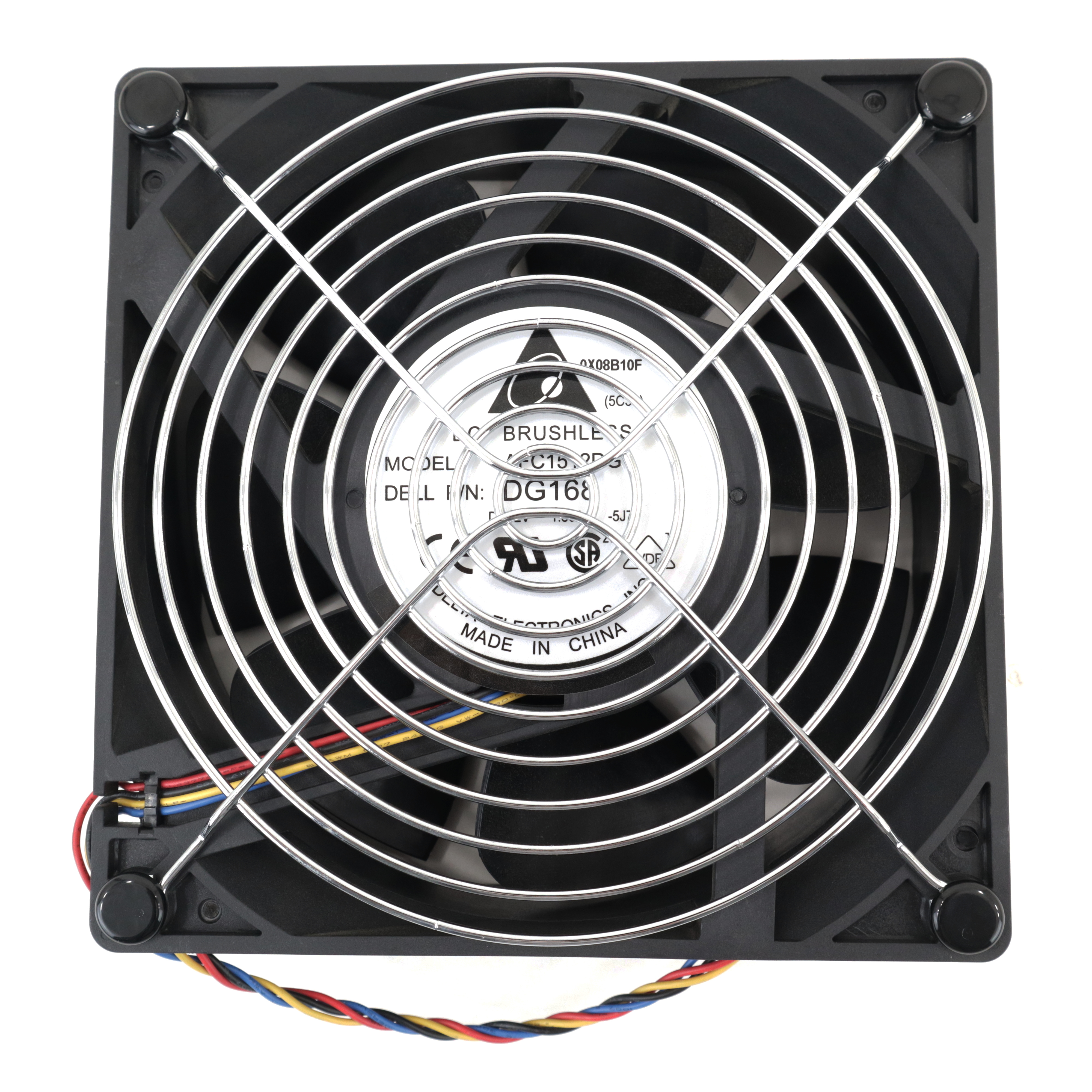 Delta Coolin Fan AFC1512DG DC Brushless 12V 1.8A 150mm 5pin 4-Wire DG168