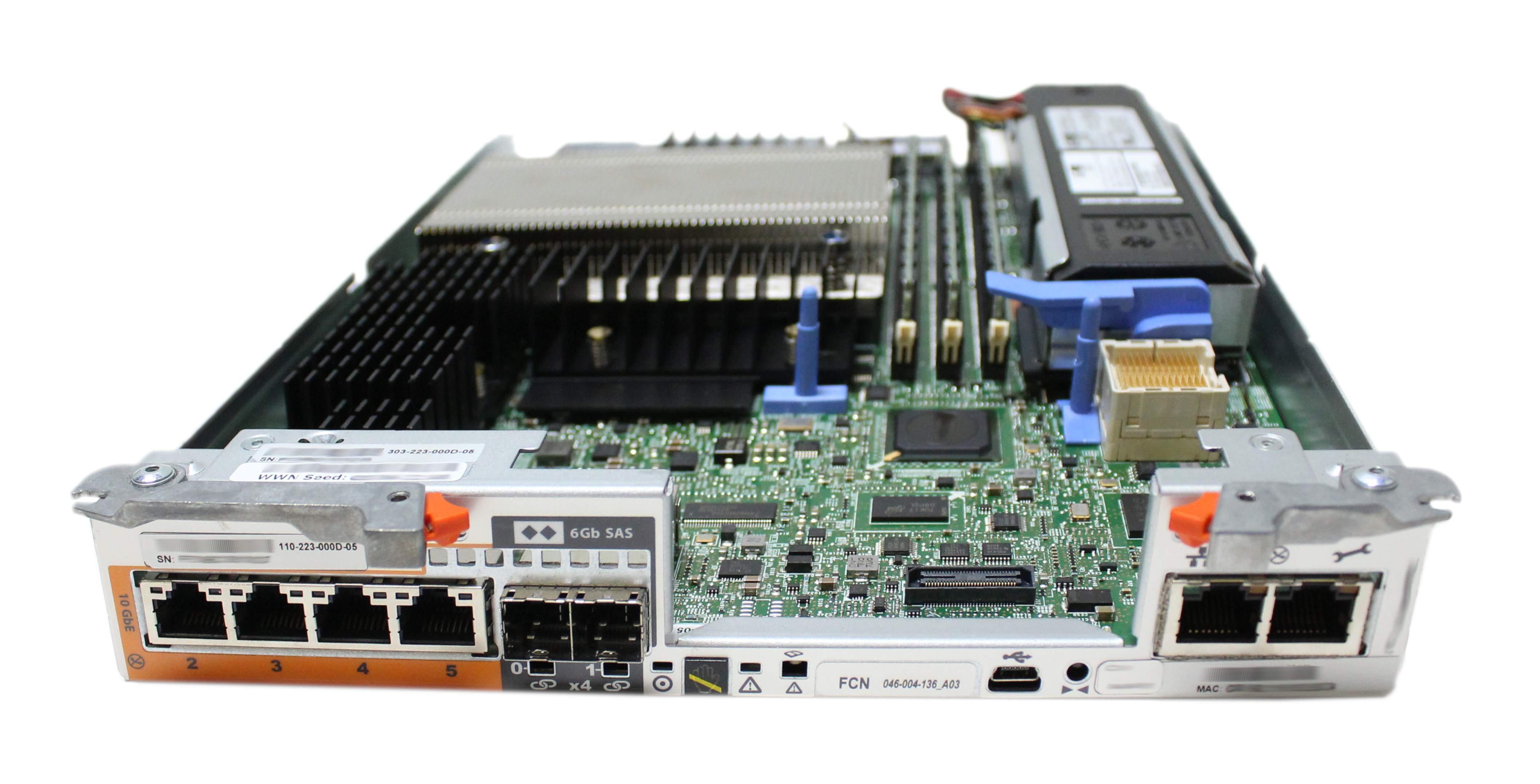 EMC Storage Module Controller Processor FCN 046-004-136_A03 110-223-000D-05 303-223-000D-05 - Click Image to Close