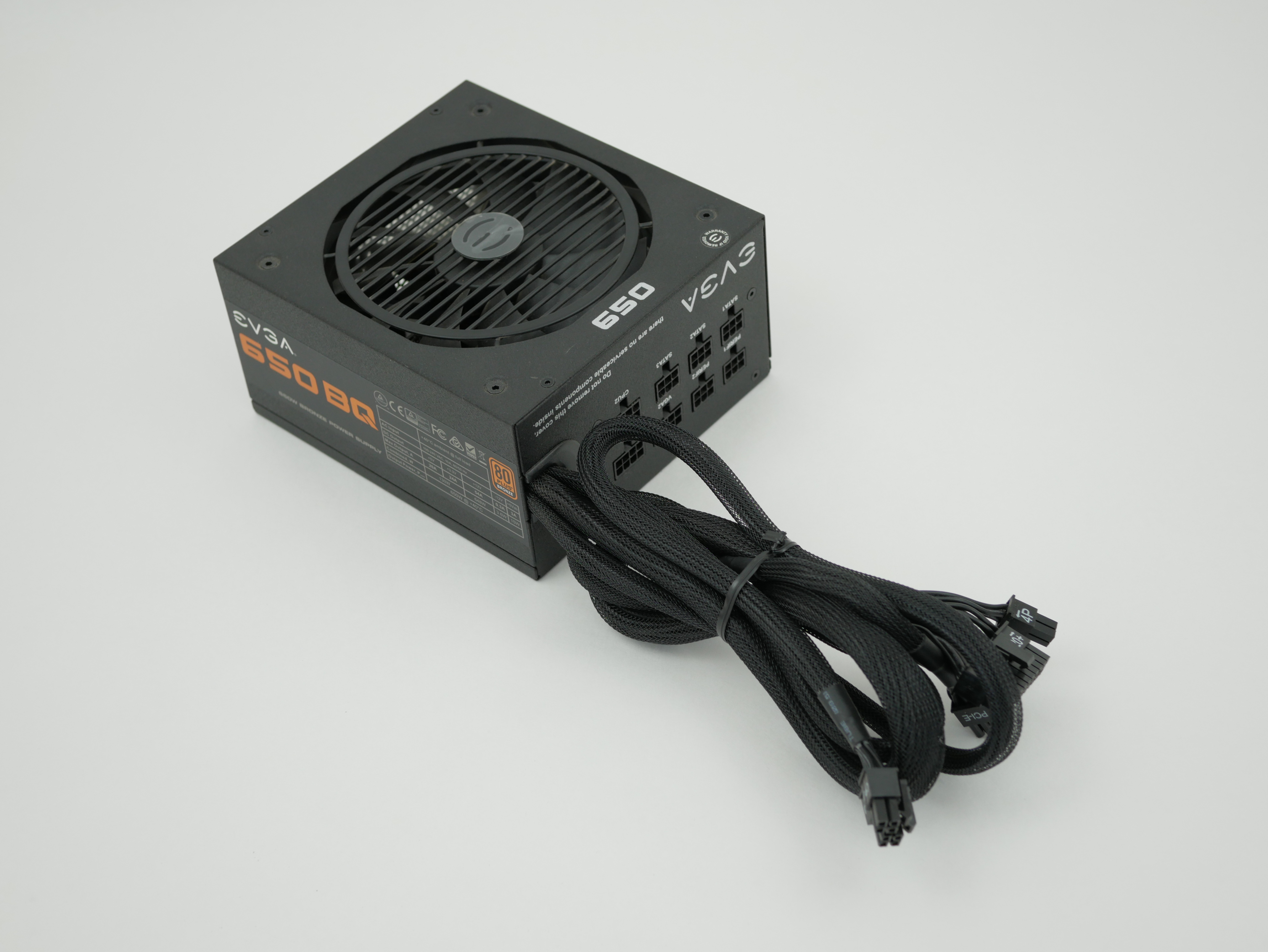 EVGA 650 BQ 80+ Bronze 650W Semi Modular Power Supply POST 110-BQ-0650-V1