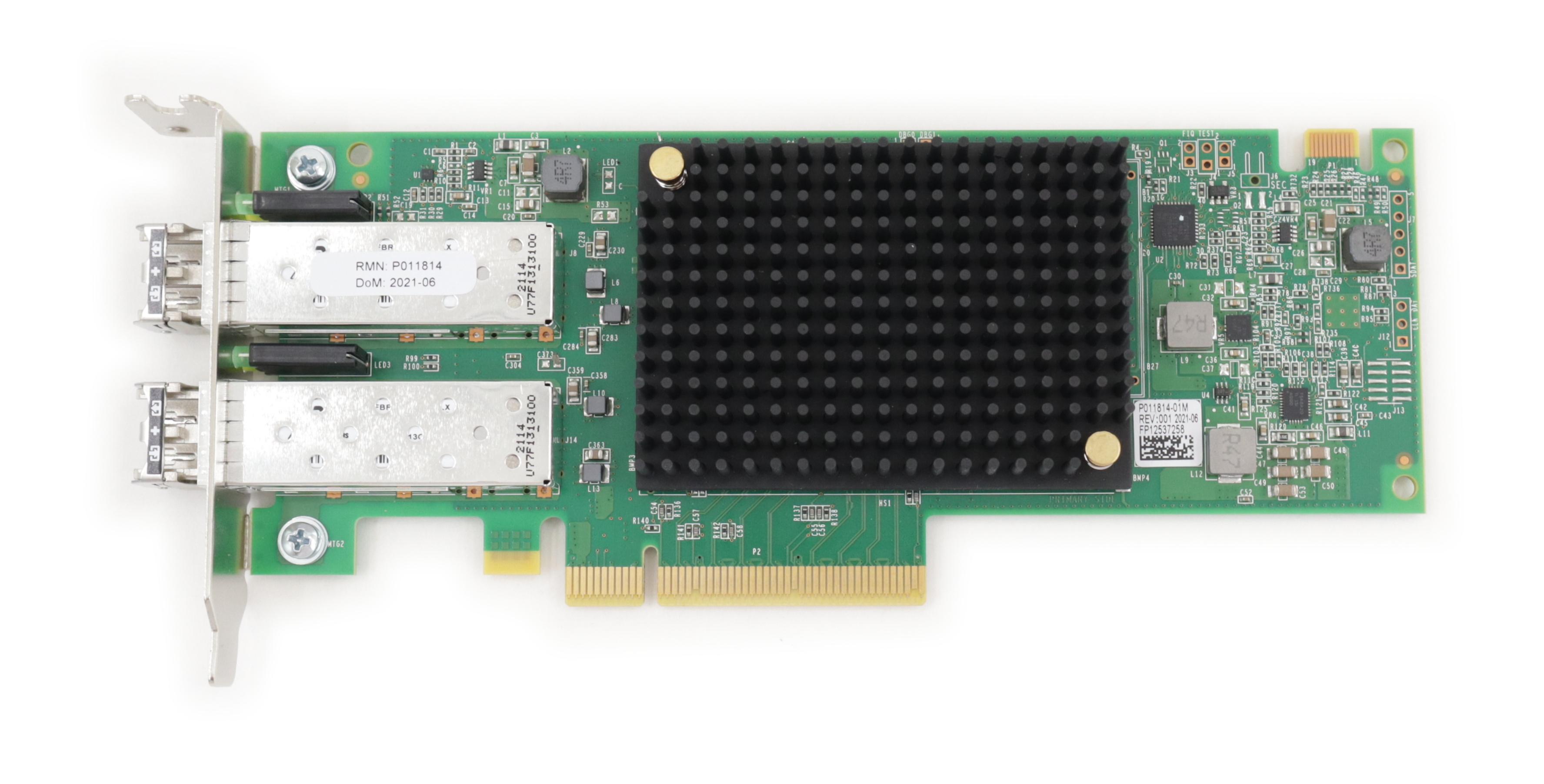 Emulex LPE35002-S4 host bus adapter PCIe 4.0 x8 32GB Fibre Channel 2 Port Gen 7