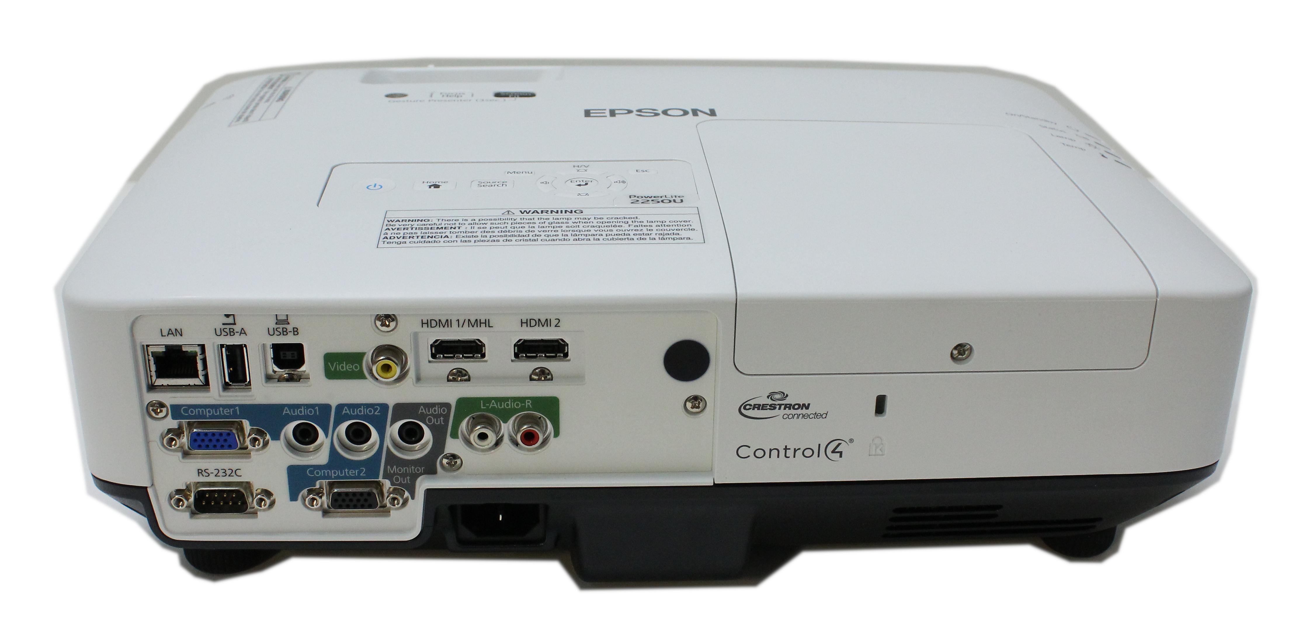 Epson Powerlite 2250U 3LCD Projector Lan Wuxga 1920x1200 H871A