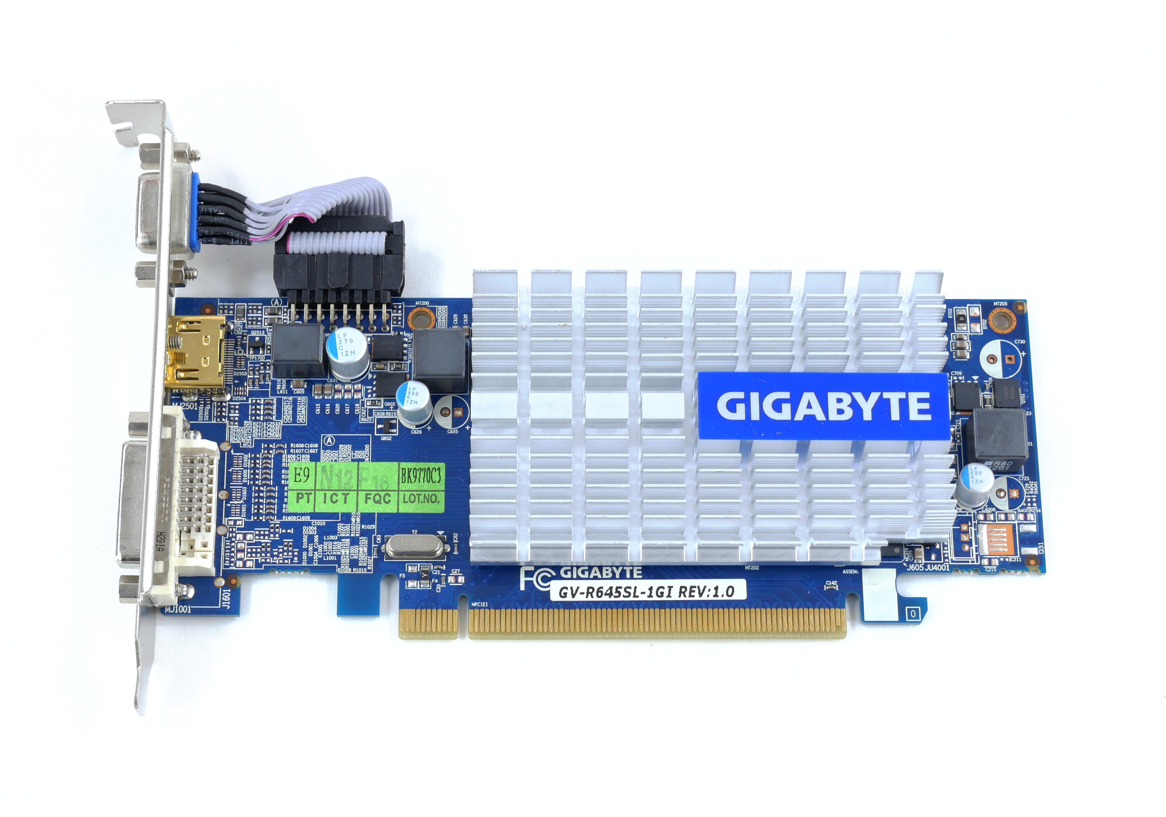 Gigabyte AMD Radeon HD6450 1GB PCI-e x16 DVI HDMI VGA LP GV-R645SL-1GI