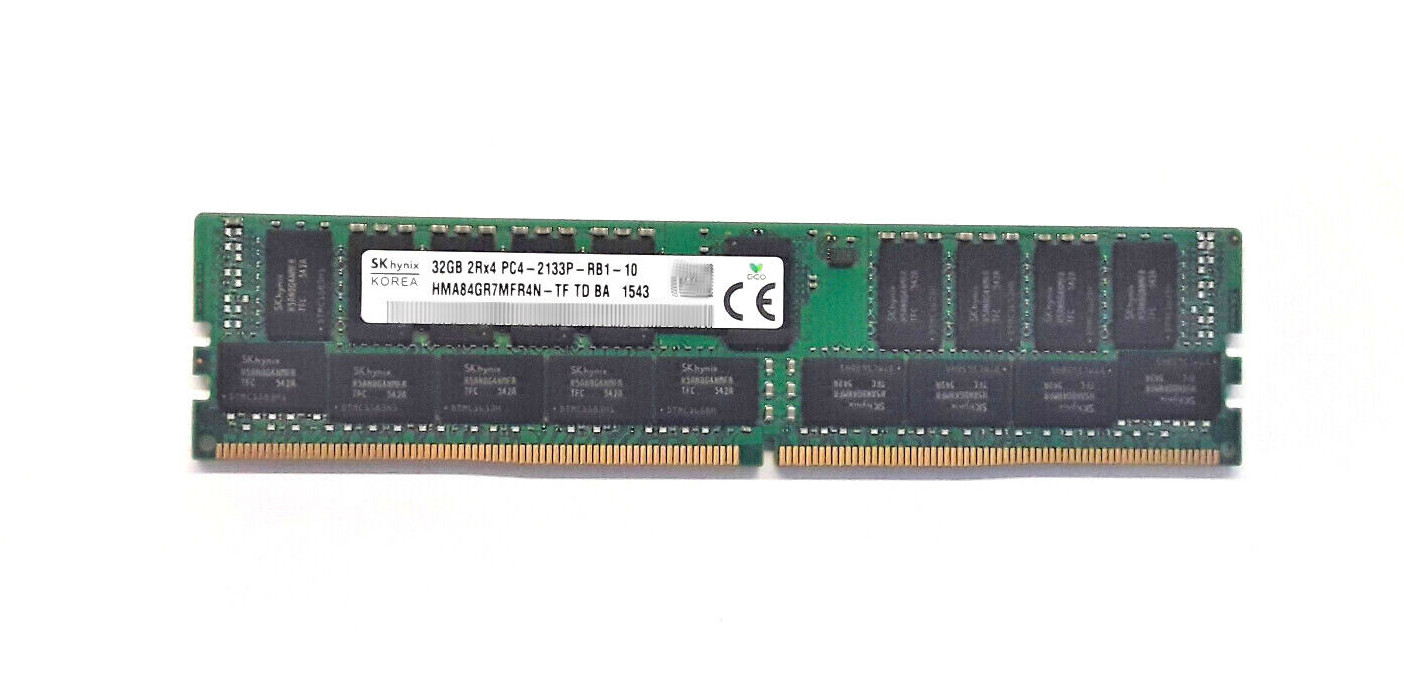 Hynix 32GB HMA84GR7MFR4N-TF PC4-17000 DDR4-2133MHz ECC DIMM 1.2V 752370-091 - Click Image to Close