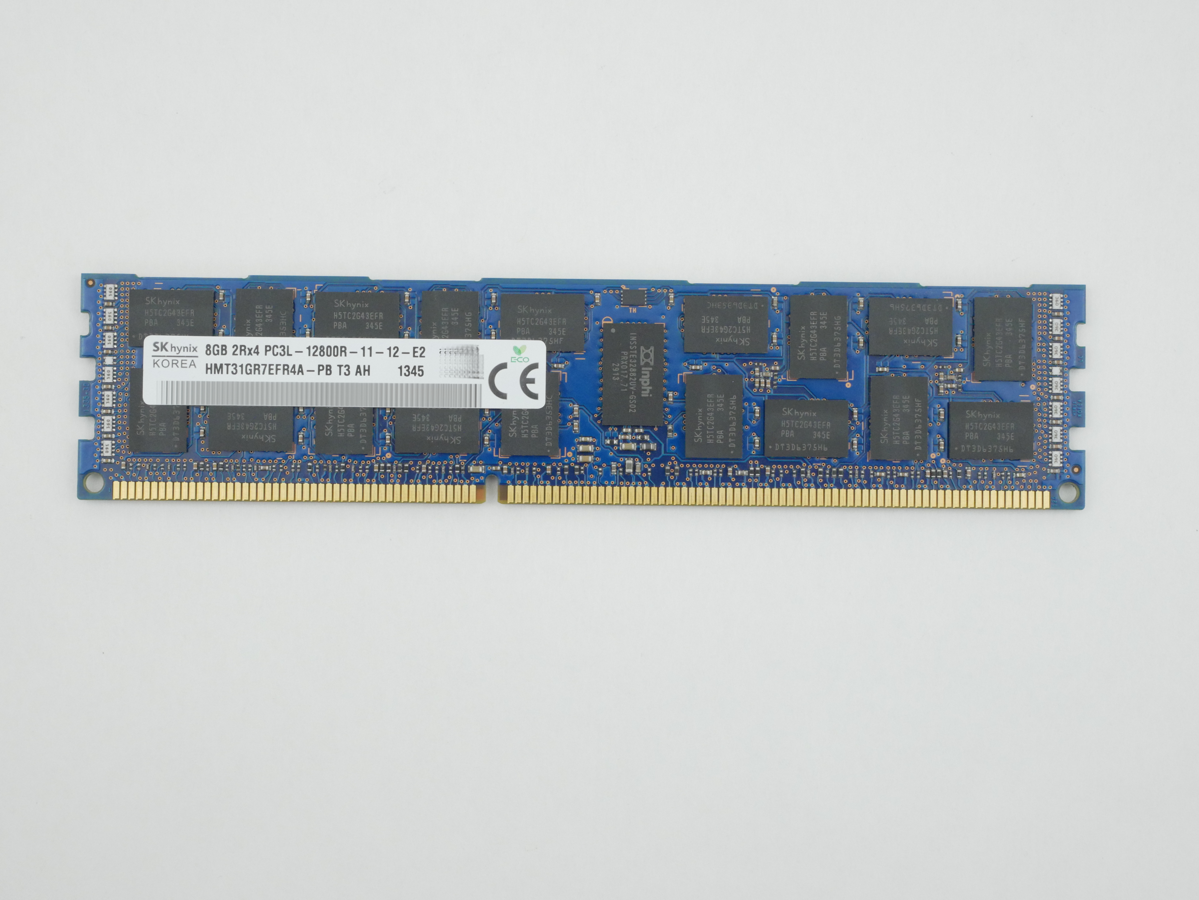 Hynix 8GB PC3-12800R DDR3-1600MHz 1.35V 240-PIN HMT31GR7EFR4A-PB