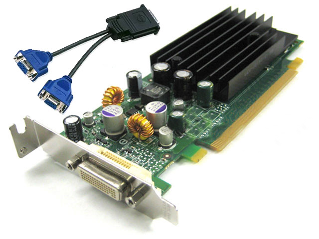 nVidia Quadro NVS 285 128MB Low Profile Video Card HP 430956-001 - Click Image to Close