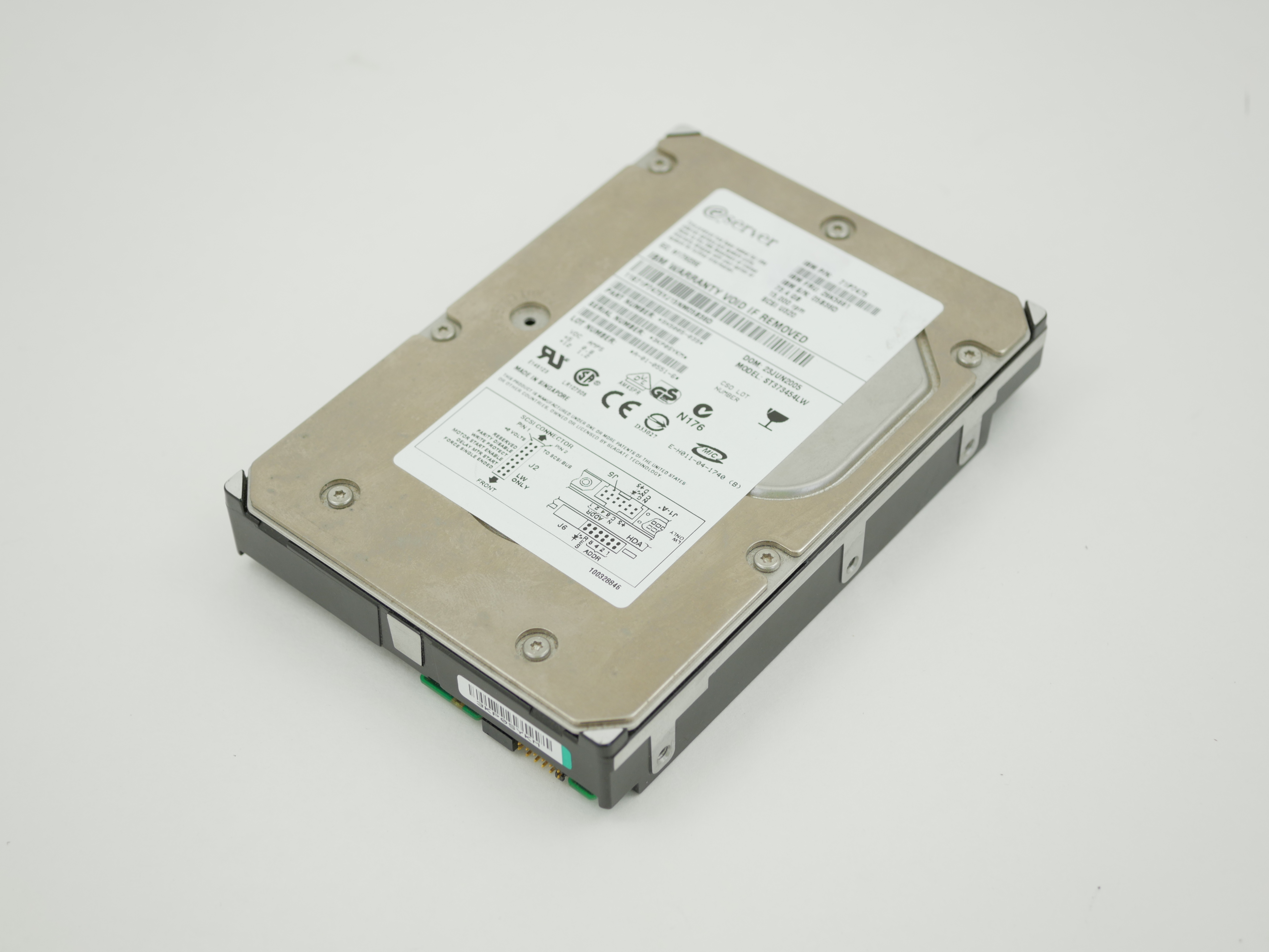 Seagate IBM 73.4GB HDD ST373454LW 15K RPM SCSI Ultra320 HD 3.5" 71P7475 26K5681