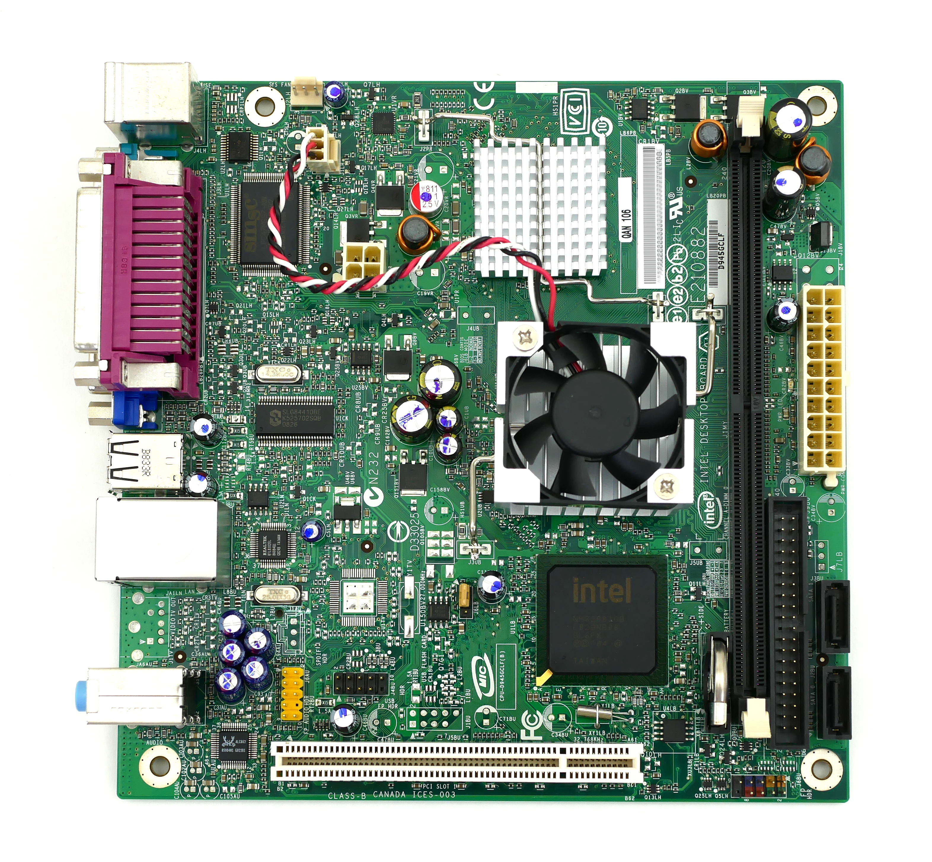 Intel Desktop Motherboard Mini-ITX Express D945GCLF