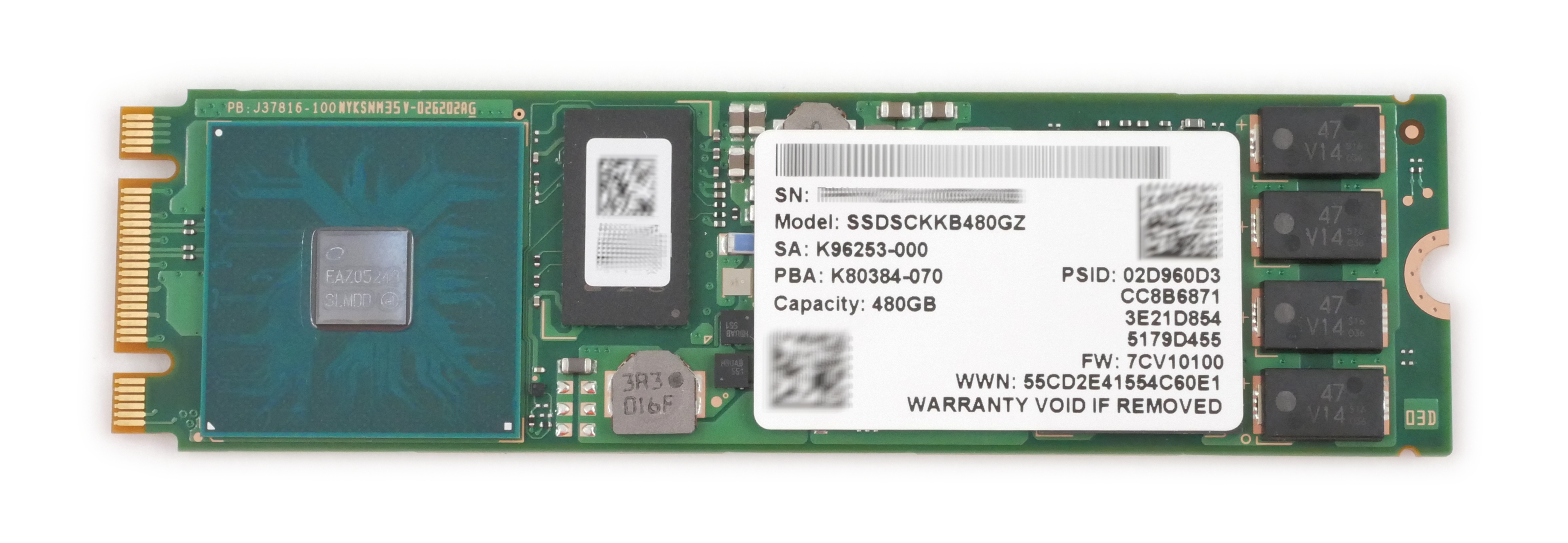 Intel D3-S4520 Series 480GB SSD M.2 2280 SATA 6Gb/s 2.5" SSDSCKKB480GZ - Click Image to Close