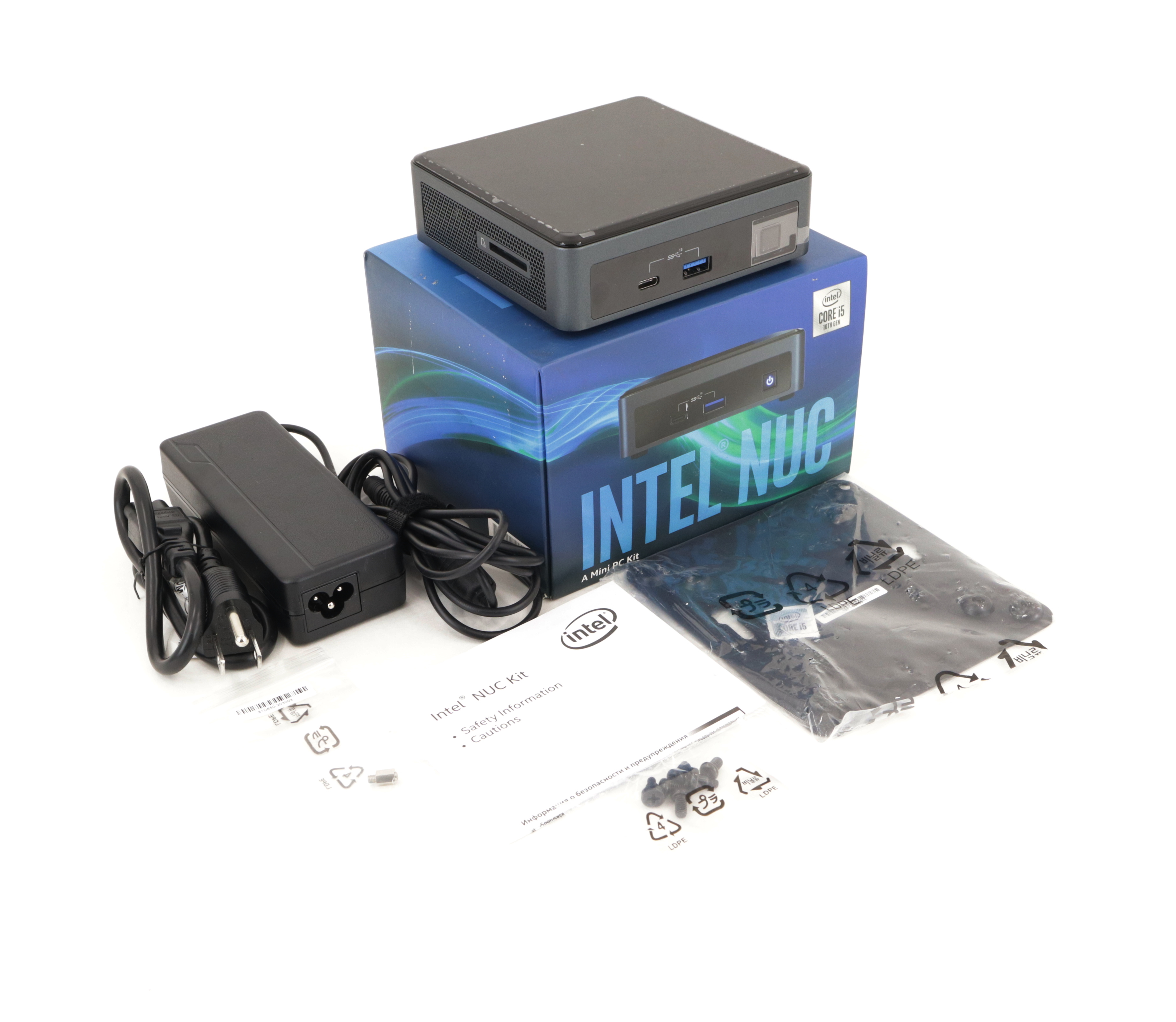 Intel NUC 10 Kit NUC10i5FNKN mini PC Barebone i5-10210U 1.6GHz BXNUC10I5FNKN1