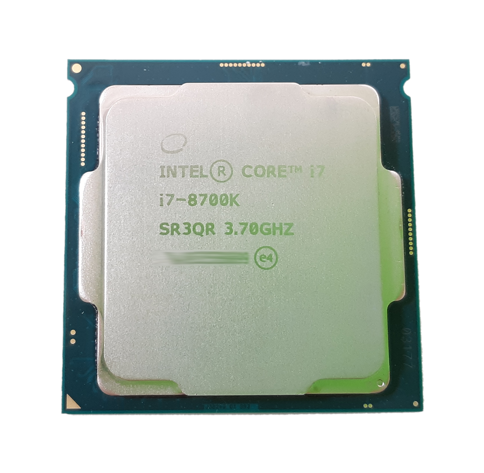 Intel Core I7-8700K 3.7GHz 12M Cache 6-core Sockets FCLGA1151 SR3QR | eBay