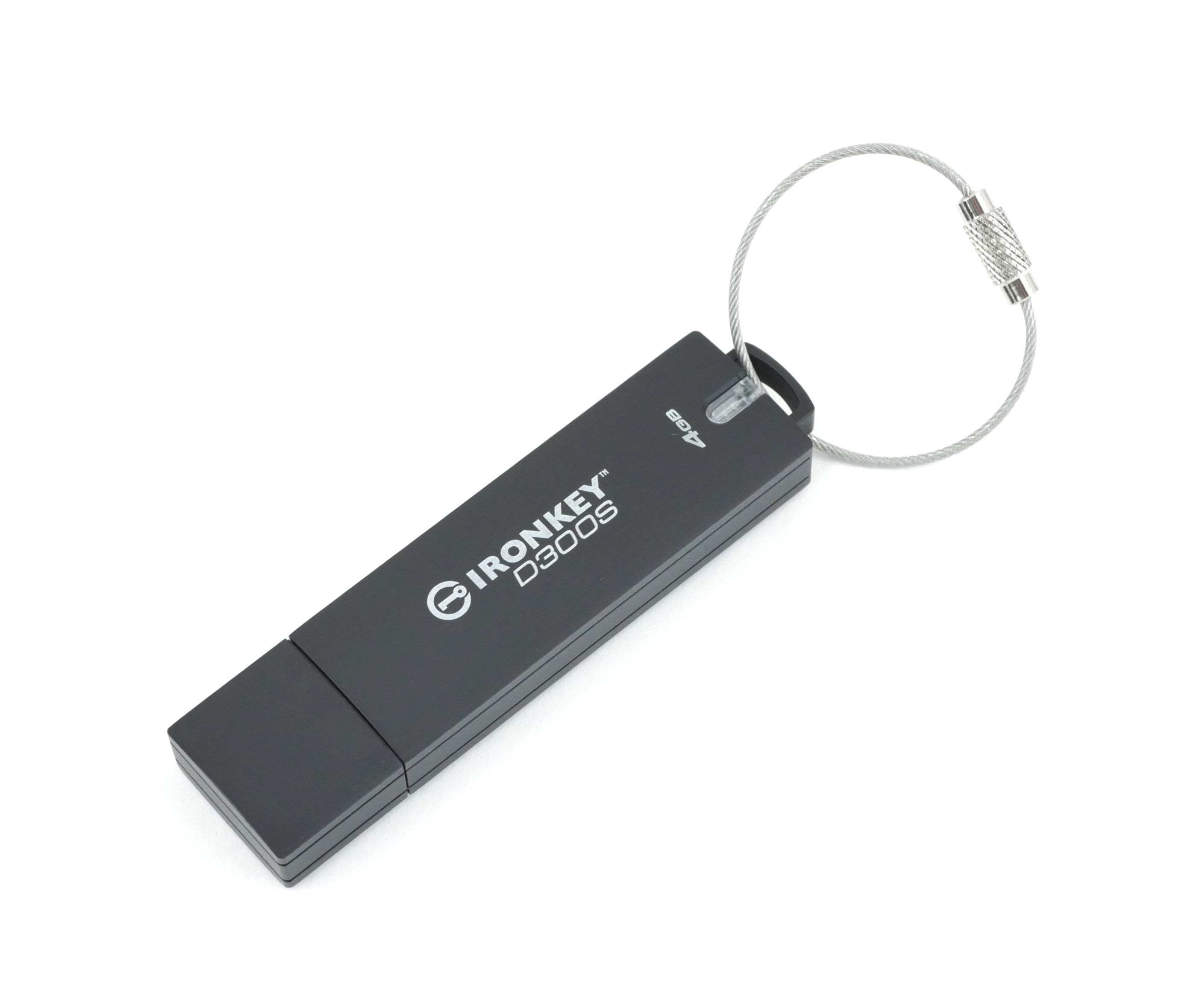 Kingston IronKey 4GB D300S Encrypted USB Flash drive TAA Compliant IKD300S/4GB - Click Image to Close