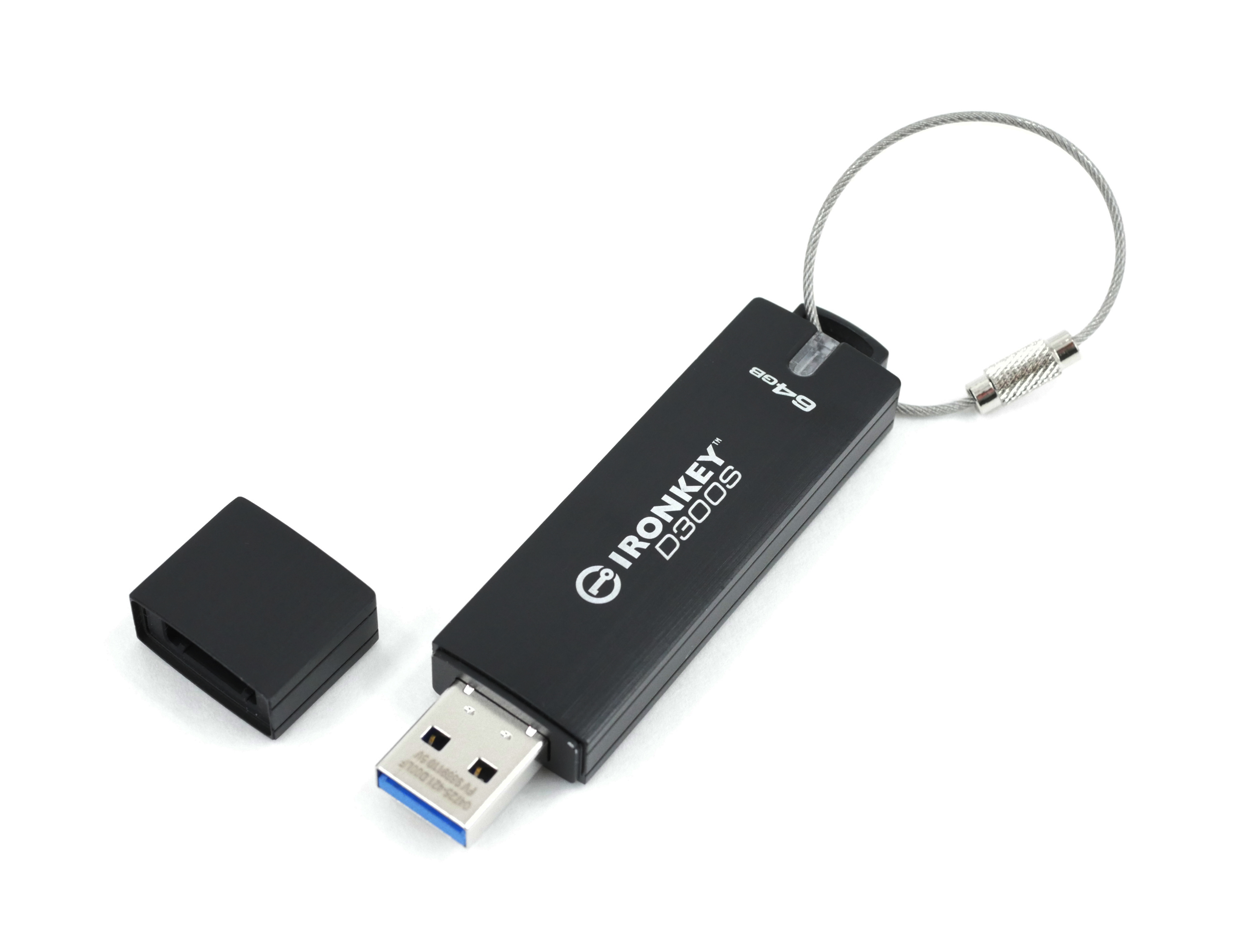 Kingston IronKey 64GB D300S Encrypted USB Flash drive TAA Compliant IKD300S/64GB - Click Image to Close