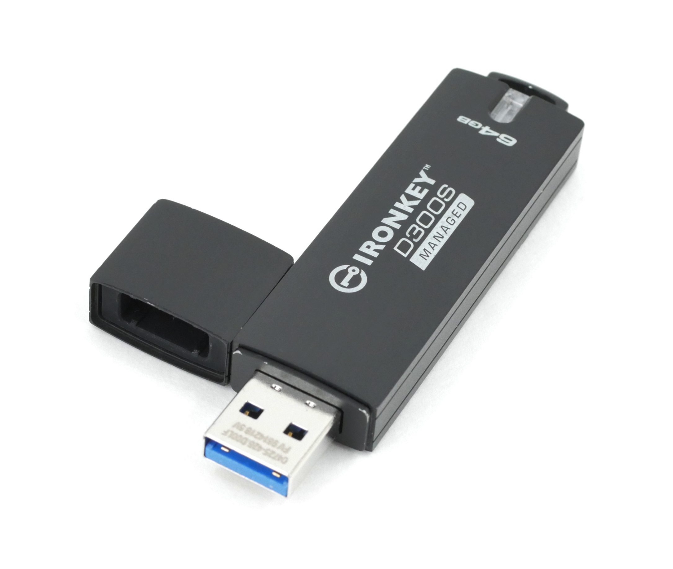 Kingston Ironkey D300S Managed USB 3.1 Gen1 Flash Drive 64GB TAA IKD300SM/64GB - Click Image to Close