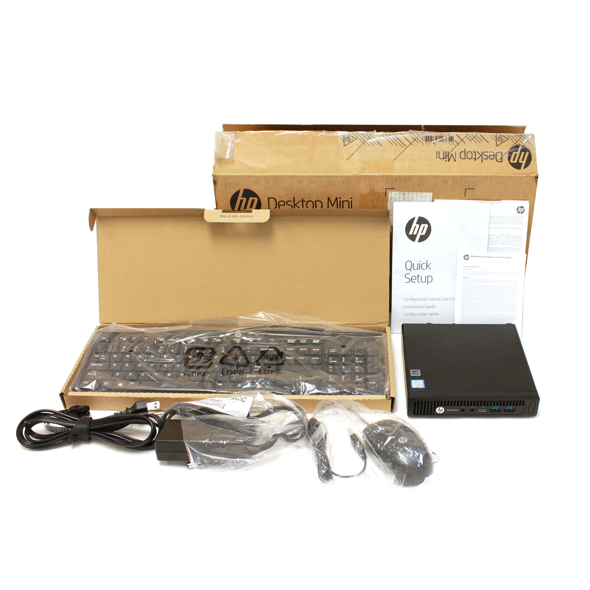 Hp Prodesk 600 G2 Mini Desktop Core I5 6500t 4 500gb P5v95ut Aba