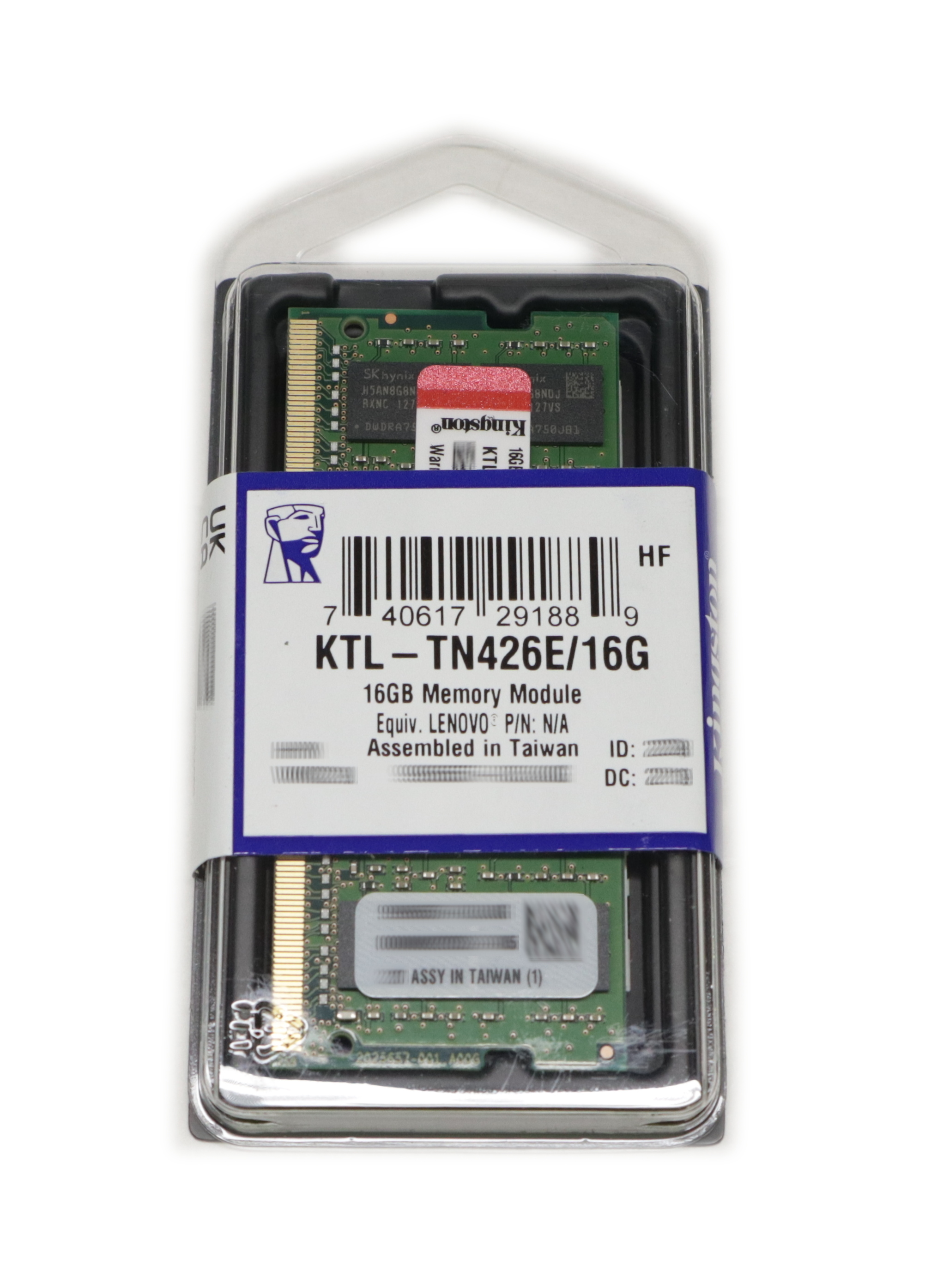 Kingston 16GB KTL-TN426E/16G DDR4 2666MHz ECC Unbuffered SoDimm Server - Click Image to Close