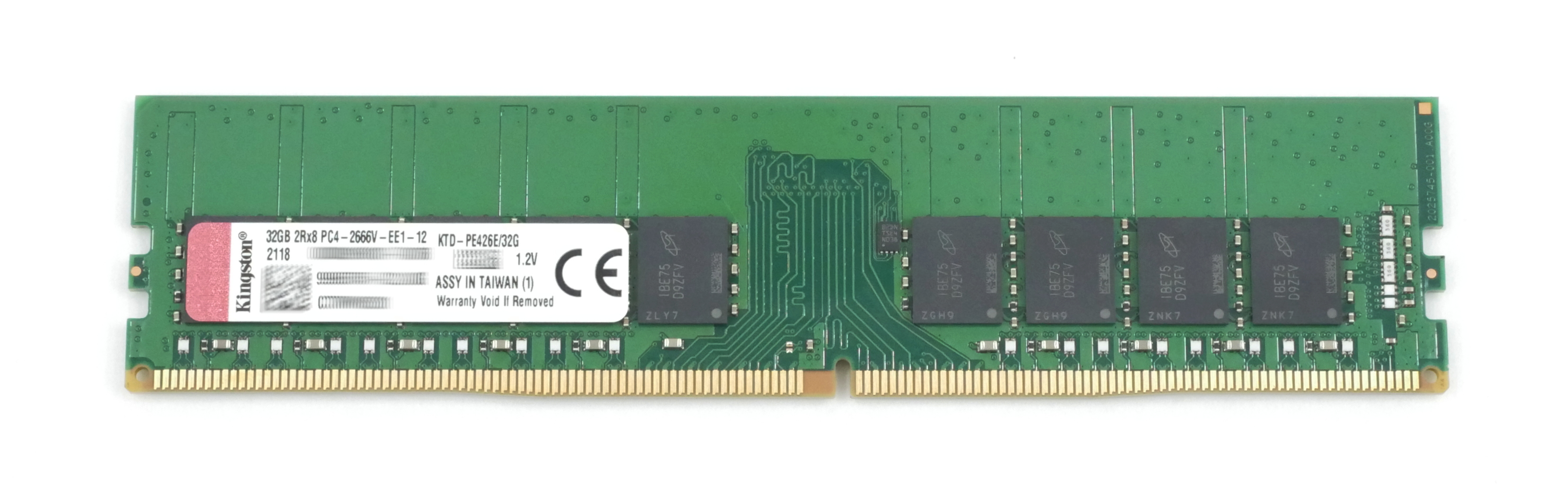 Kingston 32GB KTD-PE426E/32G DDR4 2666MHz Dimm 288pin ECC 1.2V Desktop Memory - Click Image to Close