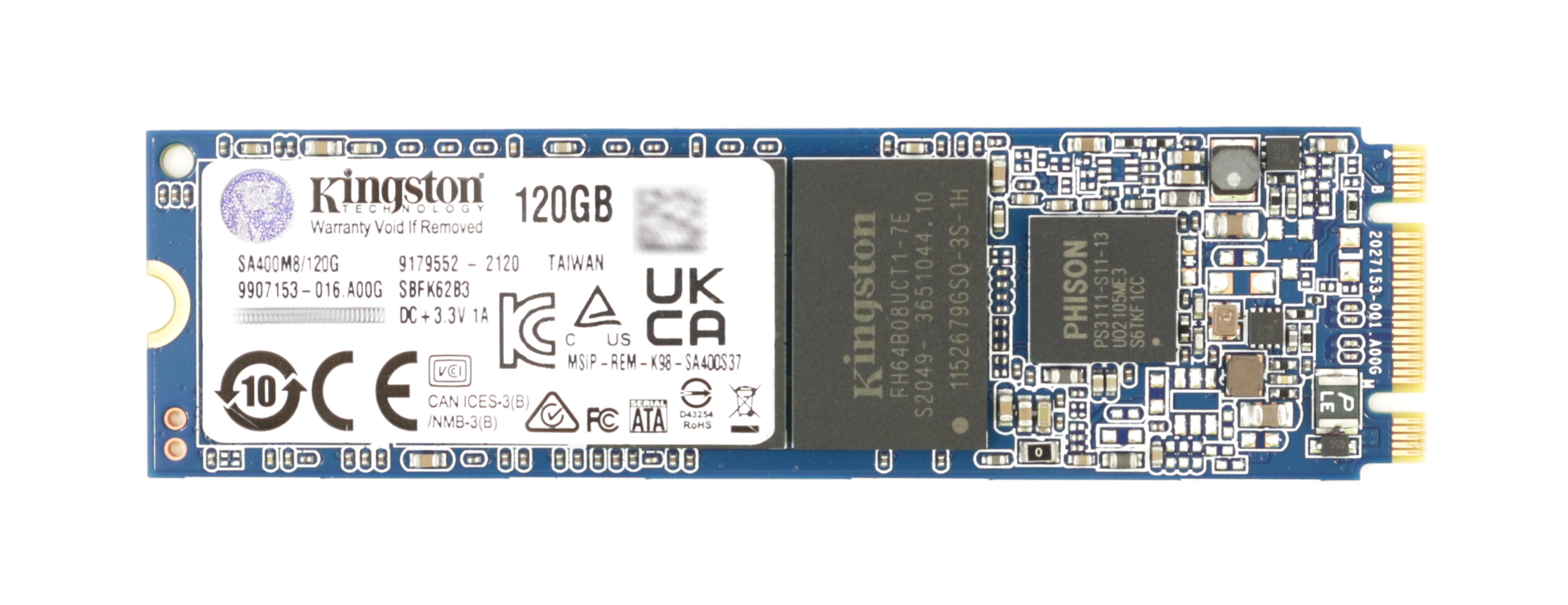 Kingston 120GB SA400M8/120G SSD M.2 2280 - Click Image to Close