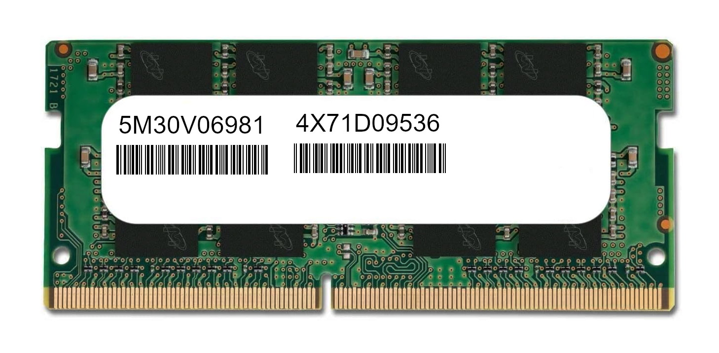 Lenovo 32GB PC4-3200AA DDR4 25600 SODIMM Unbuffered 260pin 4X71D09536 5M30V06981