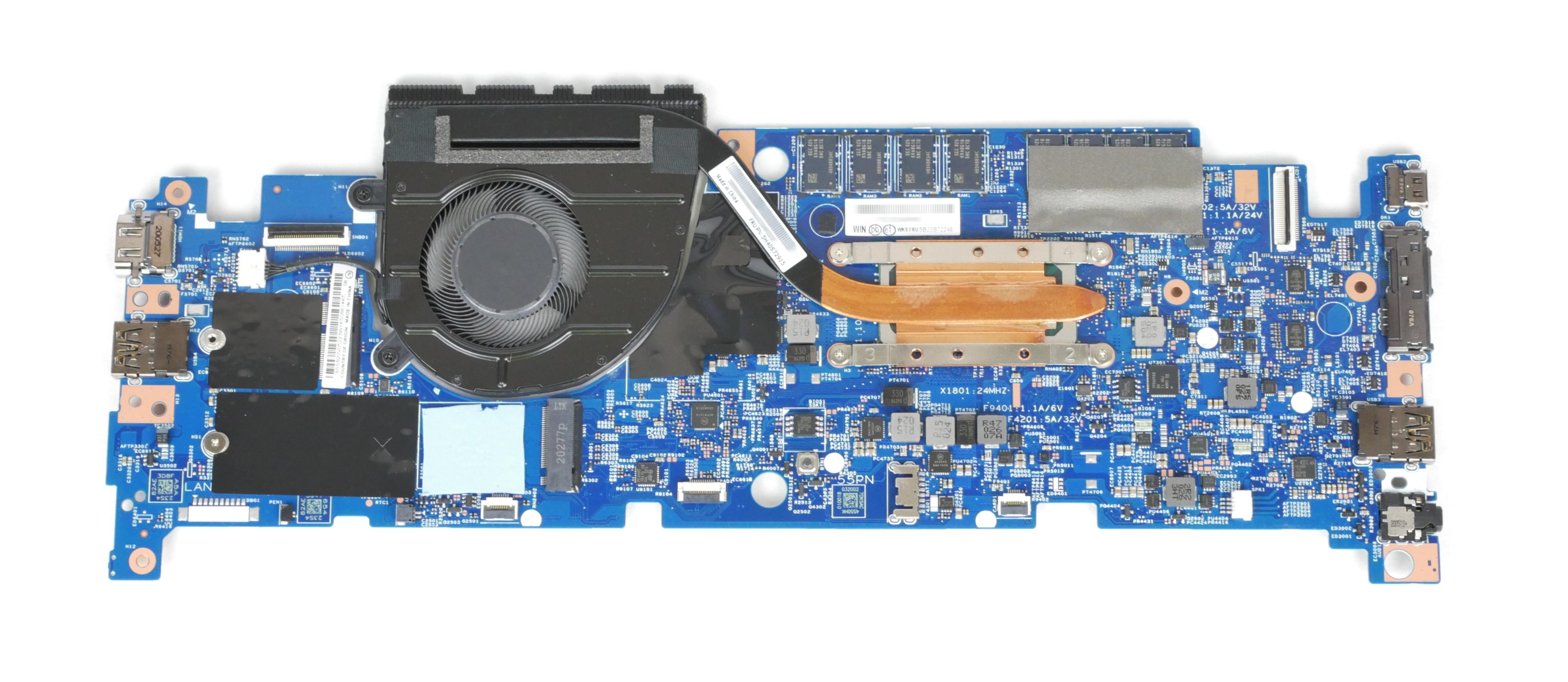 Lenovo ThinkPad L13 Yoga Motherboard Core i5-10210U HS Cooler 8GB RAM 5B20S72246