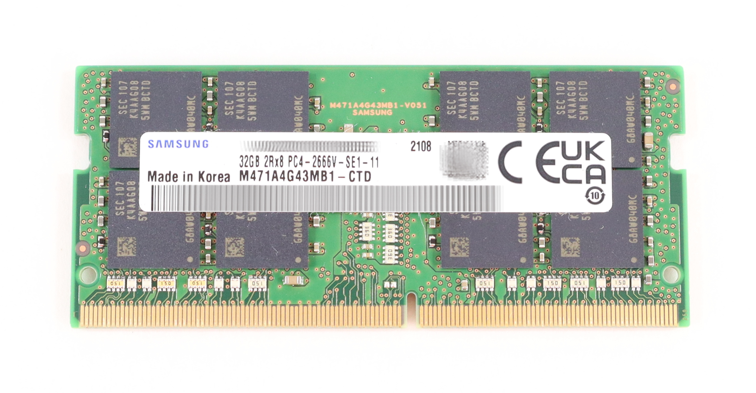 Lenovo BO 32GB DDR4-2666 SODIMM Memory RAM 4X70S69154 - Click Image to Close