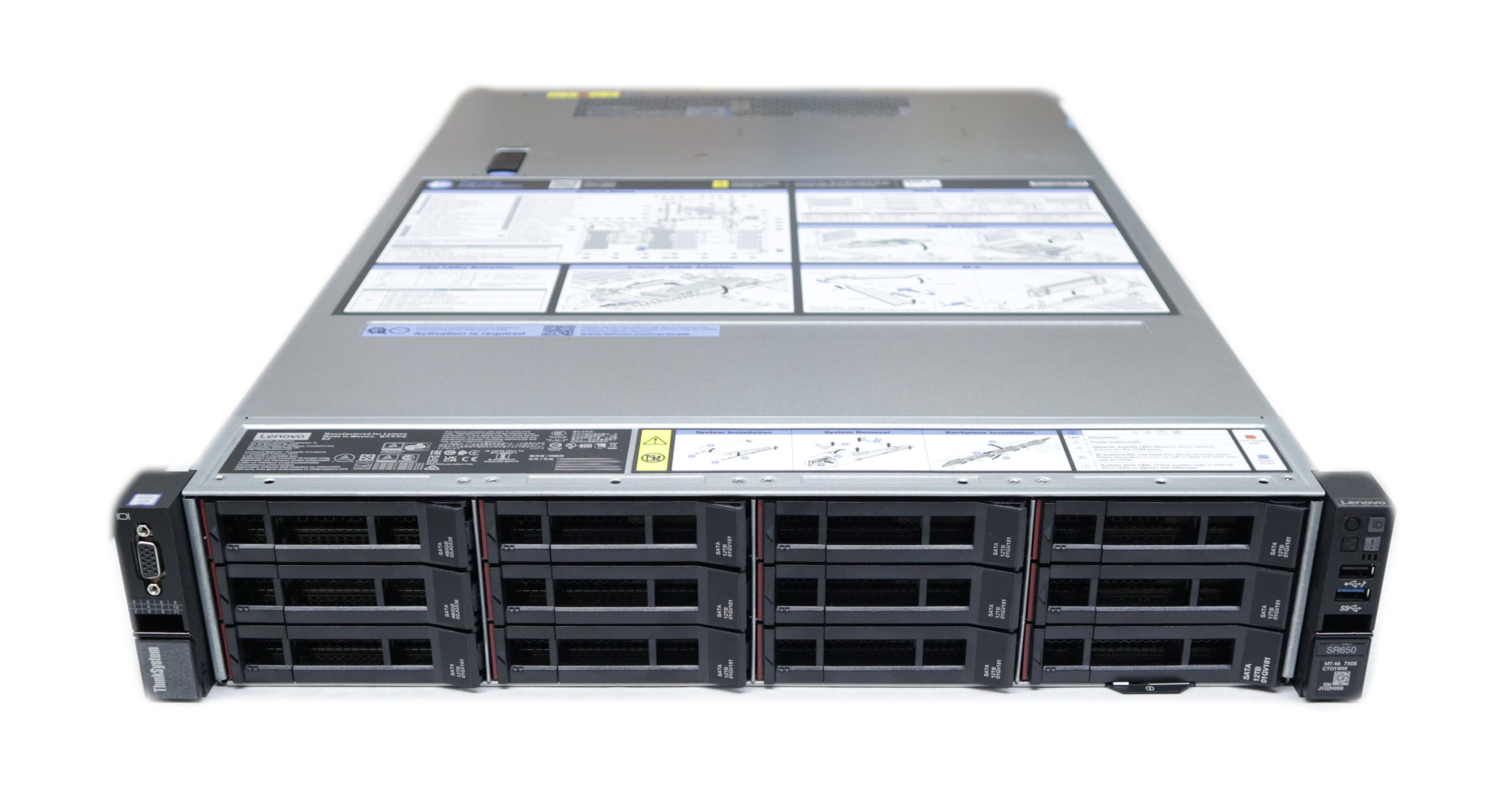 Lenovo Thinksystem SR650 2U Server 4210R RAM 64GB HDD 120TB CTO 7X06P4LT00-BJS - Click Image to Close