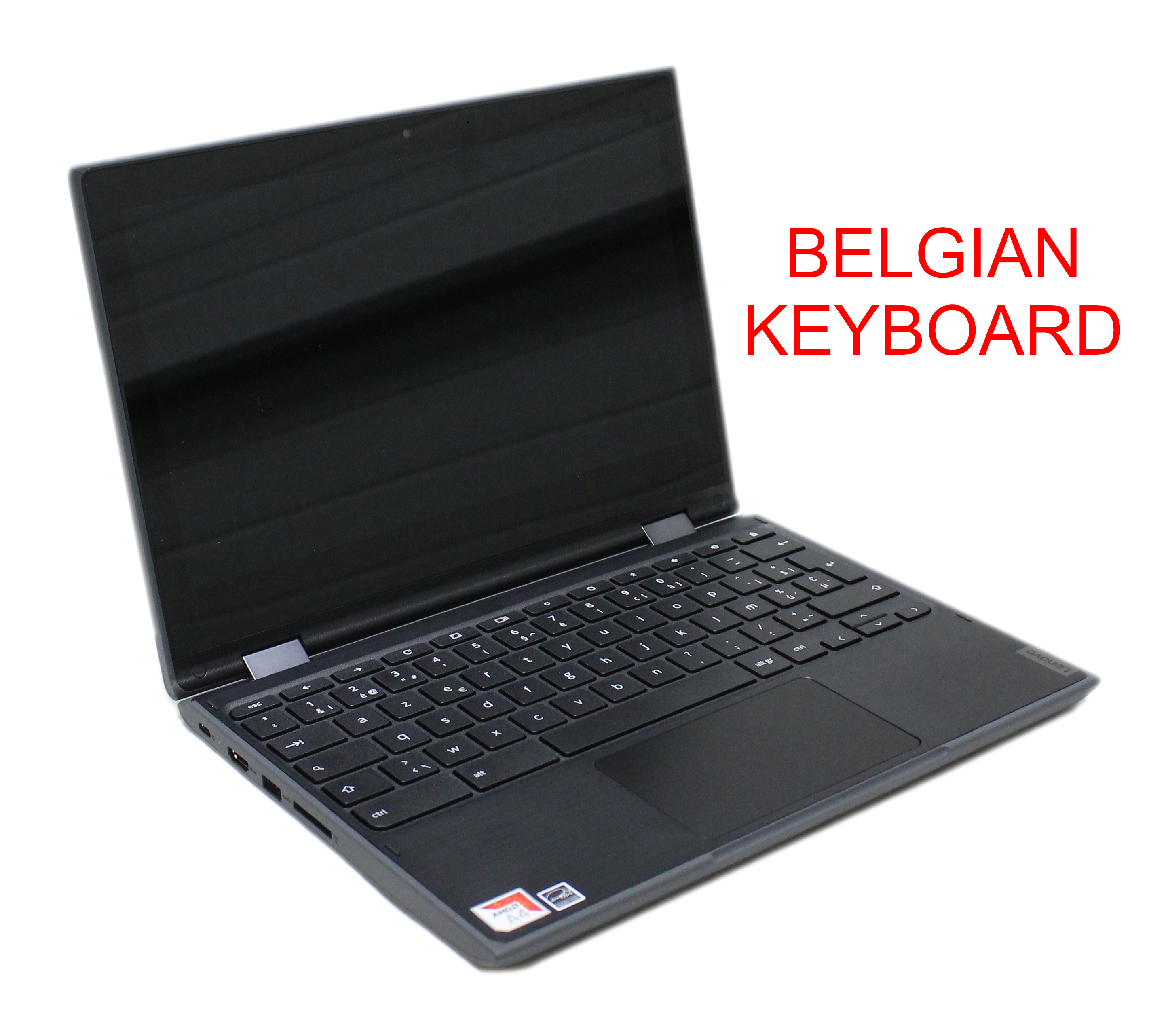 Lenovo 300e Chromebook G2 11.6" Belgian Keyboard RAM 4GB eMMC 32G 82CE0000US