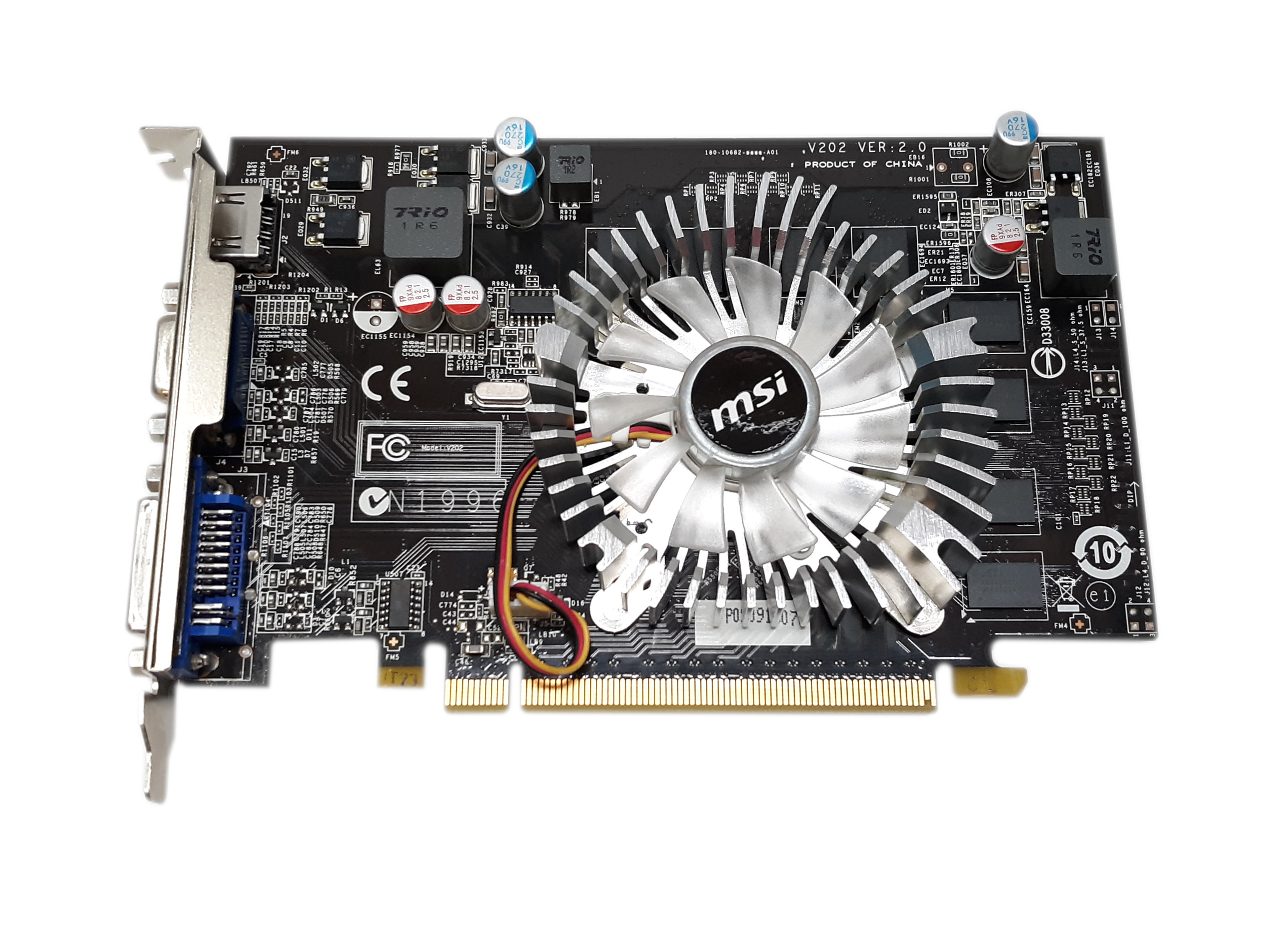 MSI NVidia GeForce GT 220 1 GB DDR2 PCIe x16 VGA/DVI/HDMI N220GT-MD1G - Click Image to Close