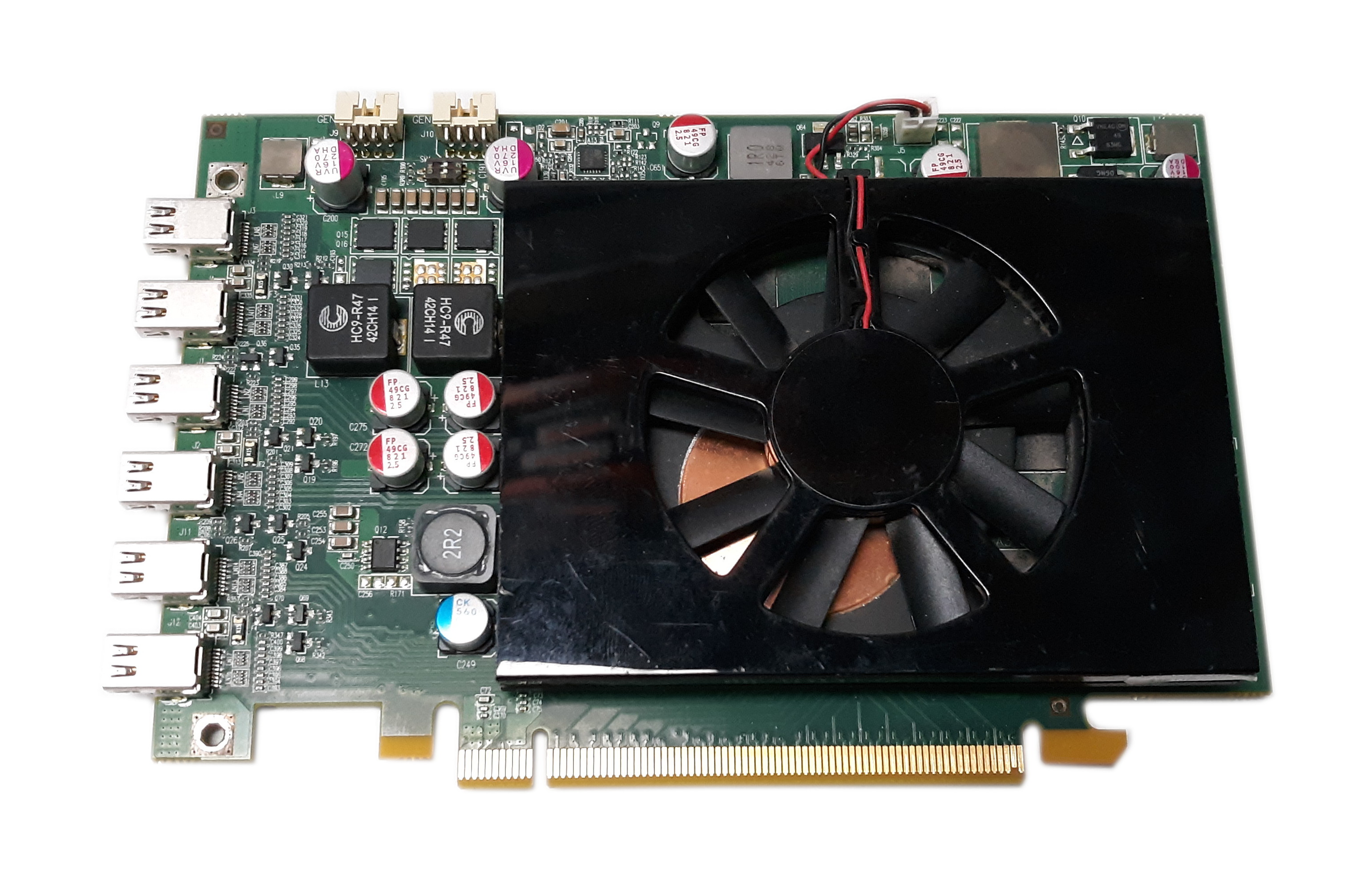 Matrox C680 2GB GDDR5 Pcie 3.0 x 16 6x mini-DP and Cables C680-E2GBF