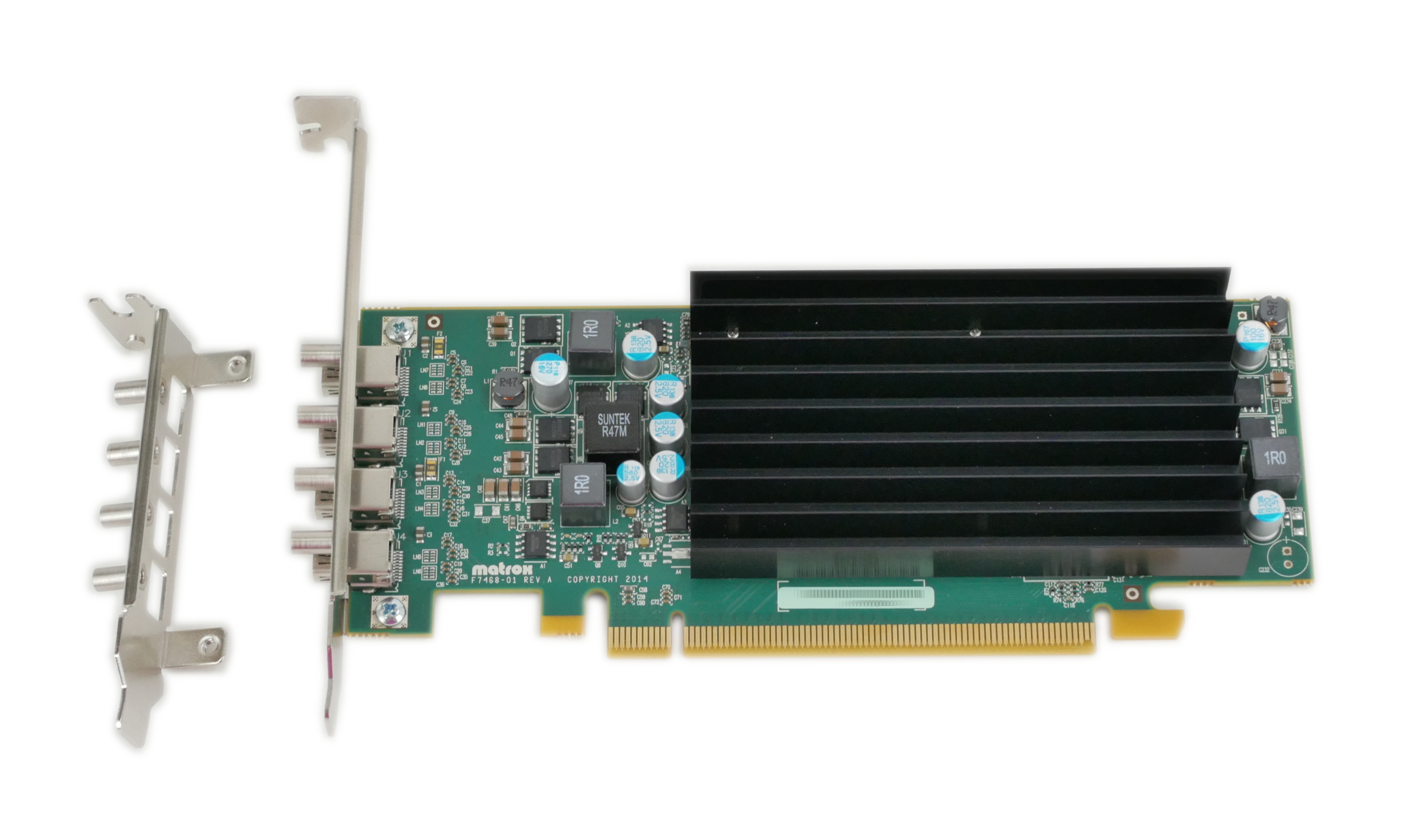 Matrox C420 4GB GDDR5 PCIe x16 3.0 4x miniDP C420-E4GBLAF Video Card ...