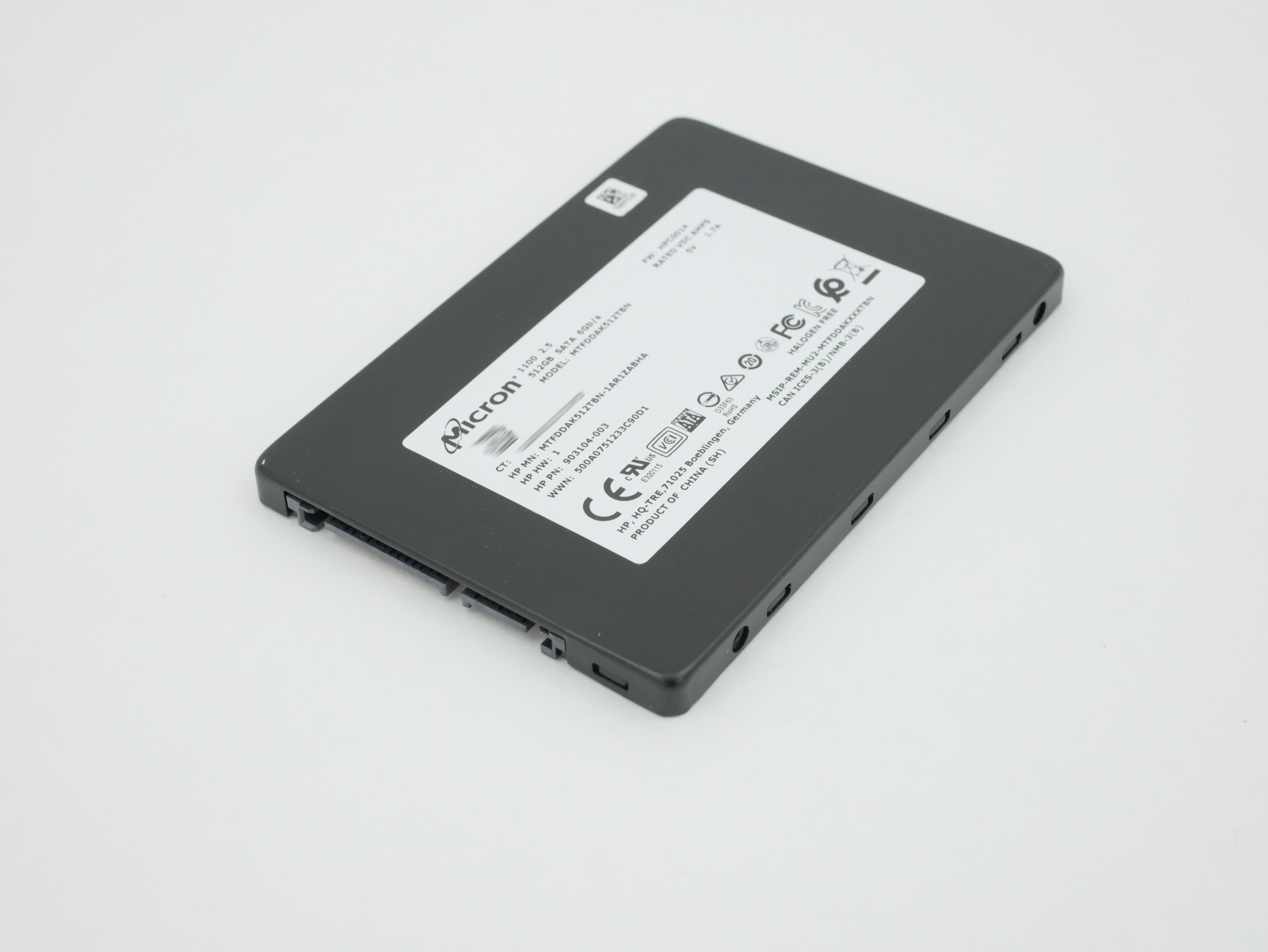 HP Micron 1100 512GB MLC SATA 6Gb/s 2.5" MTFDDAK512TBN 903104-003