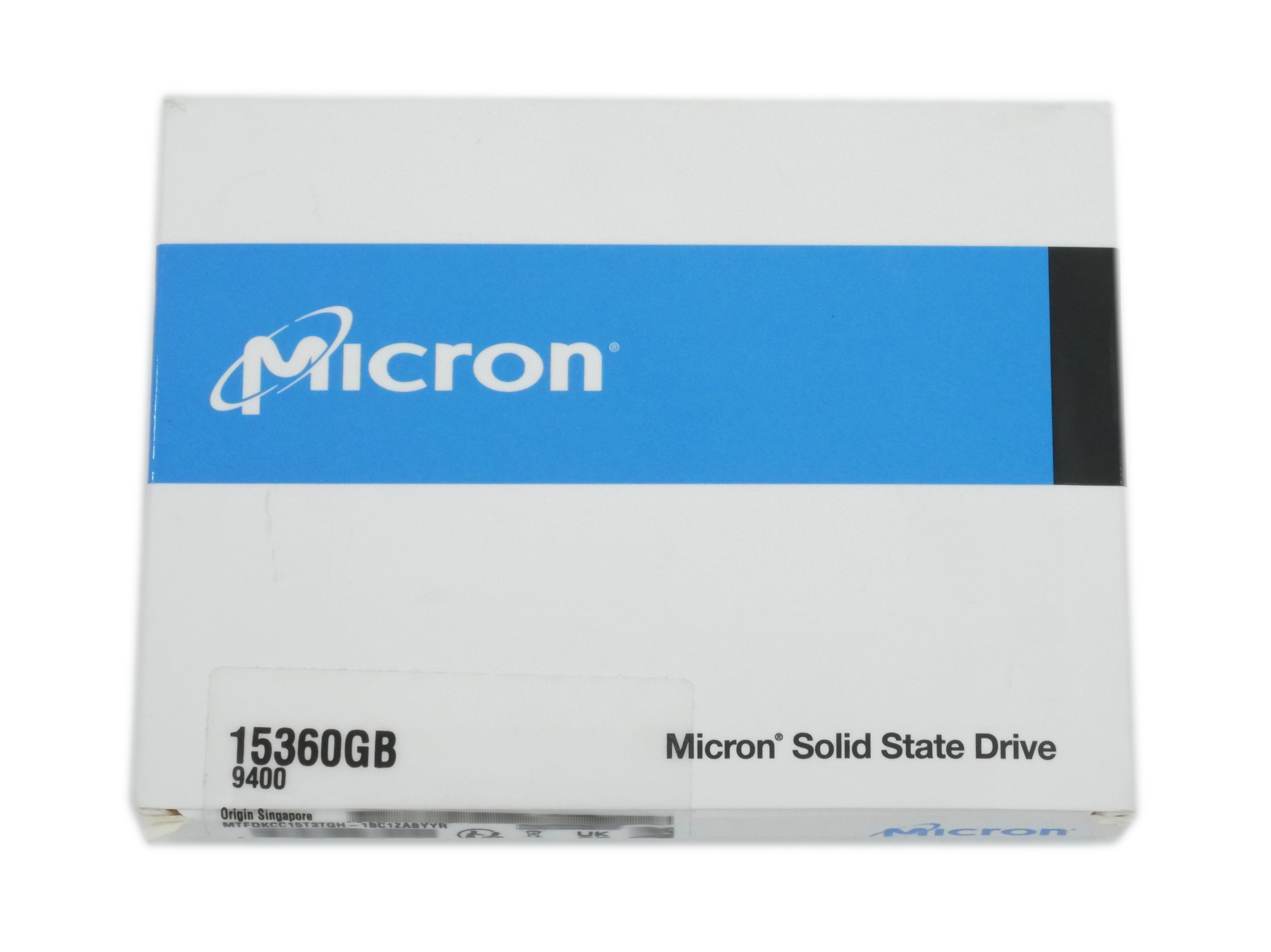Micron 9400 Pro 15.36TB MTFDKCC15T3TGH-1BC1ZABYYR SSD U.3 PCIe 4.0 NVMe 2.5"