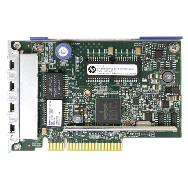 HP 331FLR Gigabit Network Ethernet Adapter Card 1GB 634025-001 - Click Image to Close