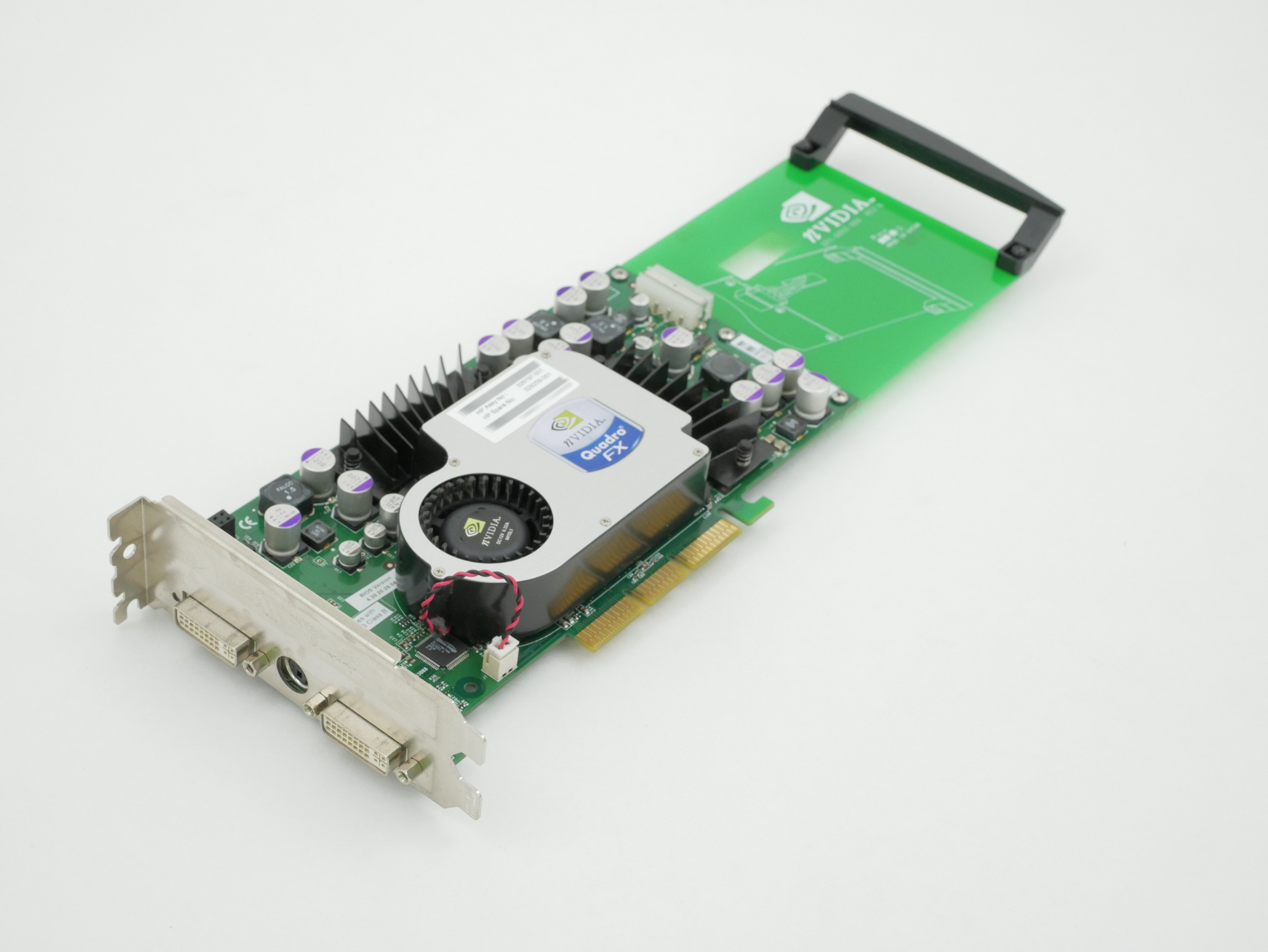 HP nVidia Quadro FX 2000 FX2000 128MB AGP Dual DVI 326797-001 329259-001